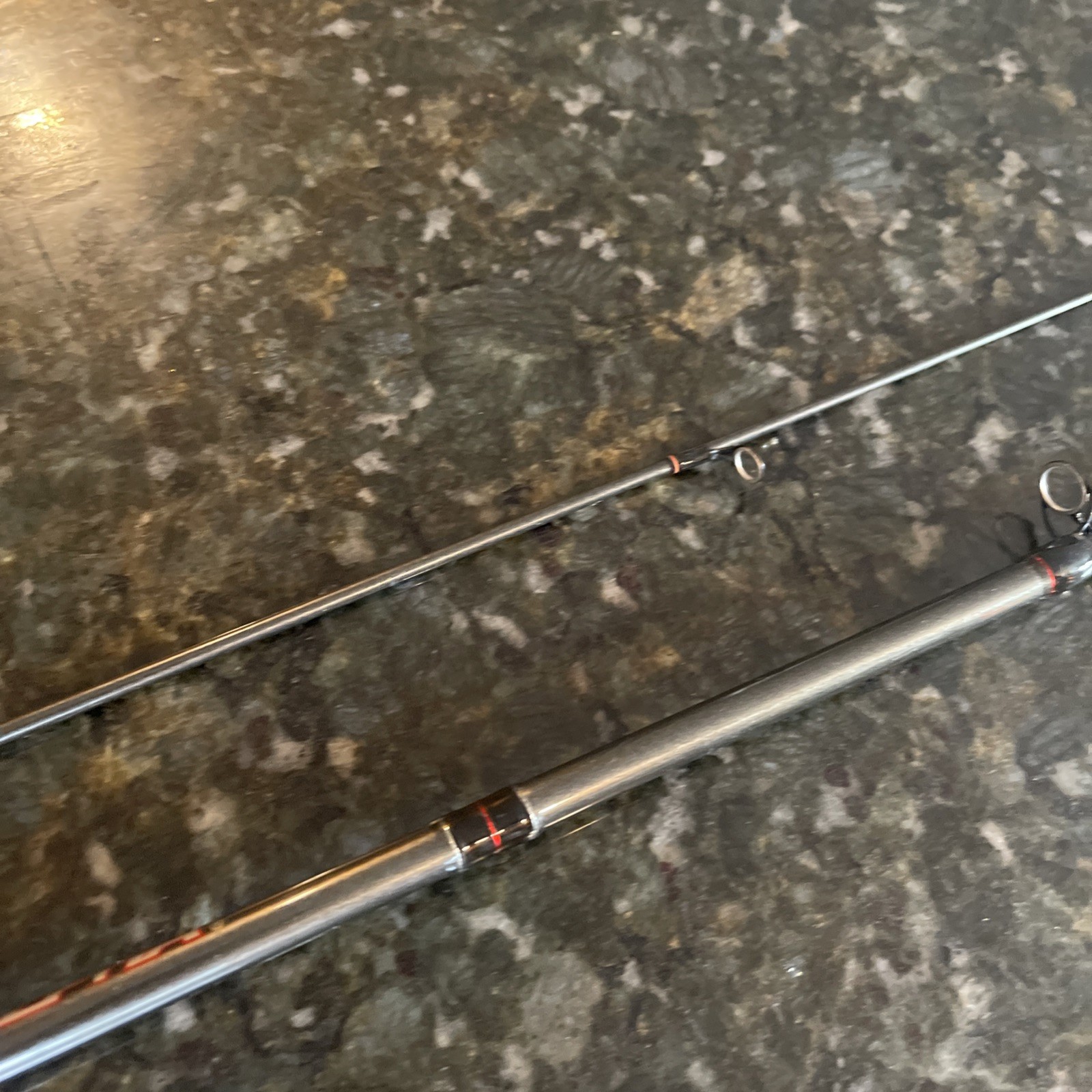 Shakespeare Alpha ALP 60 2M medium 6′ casting rod 6-12 Lb Line 2 Pc Rod