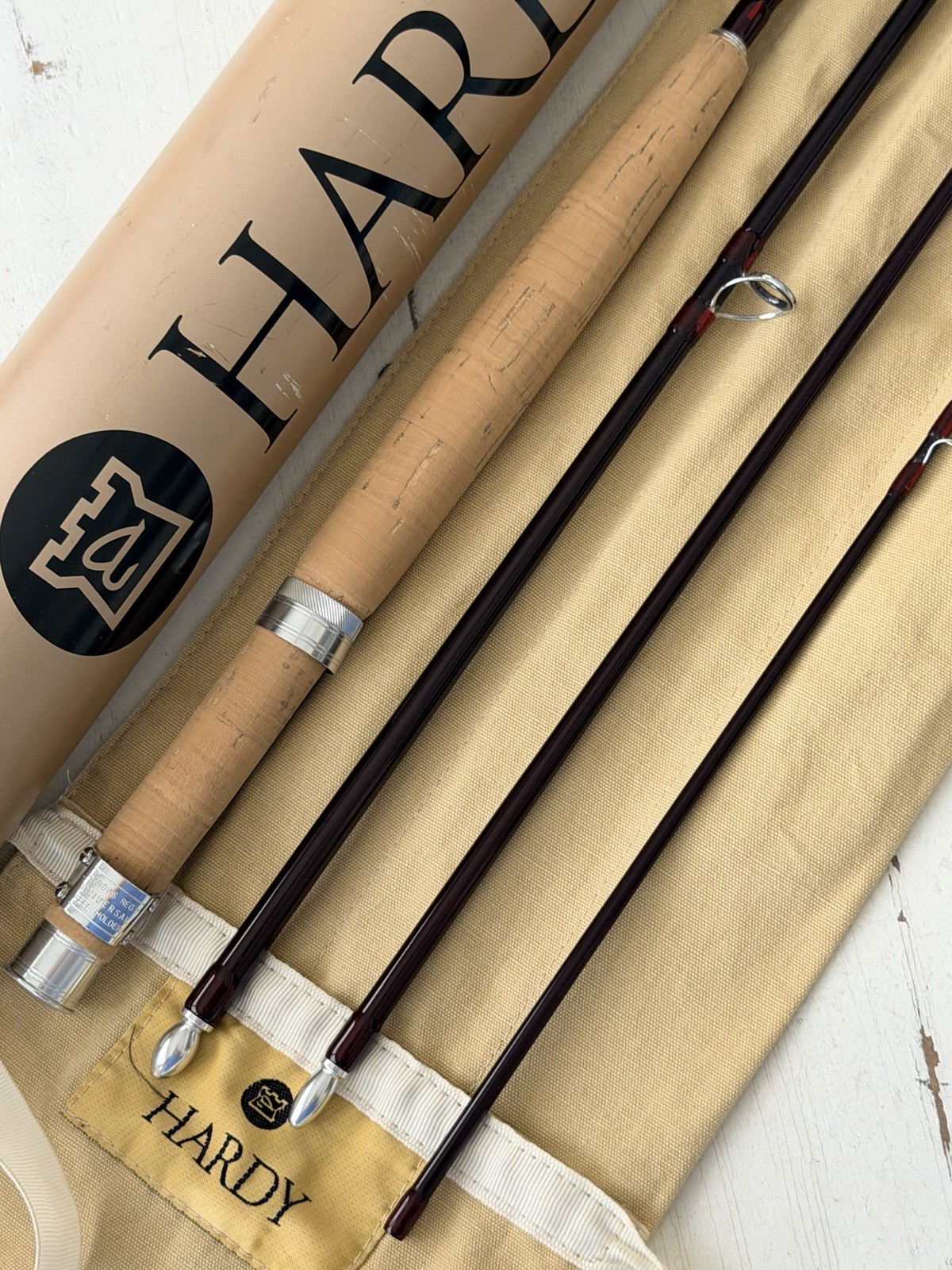 **BEAUTIFUL**🔥HARDY Classic Series LRH Lightweight 4wt. 8’6”in Rod🔥~LEGENDARY~
