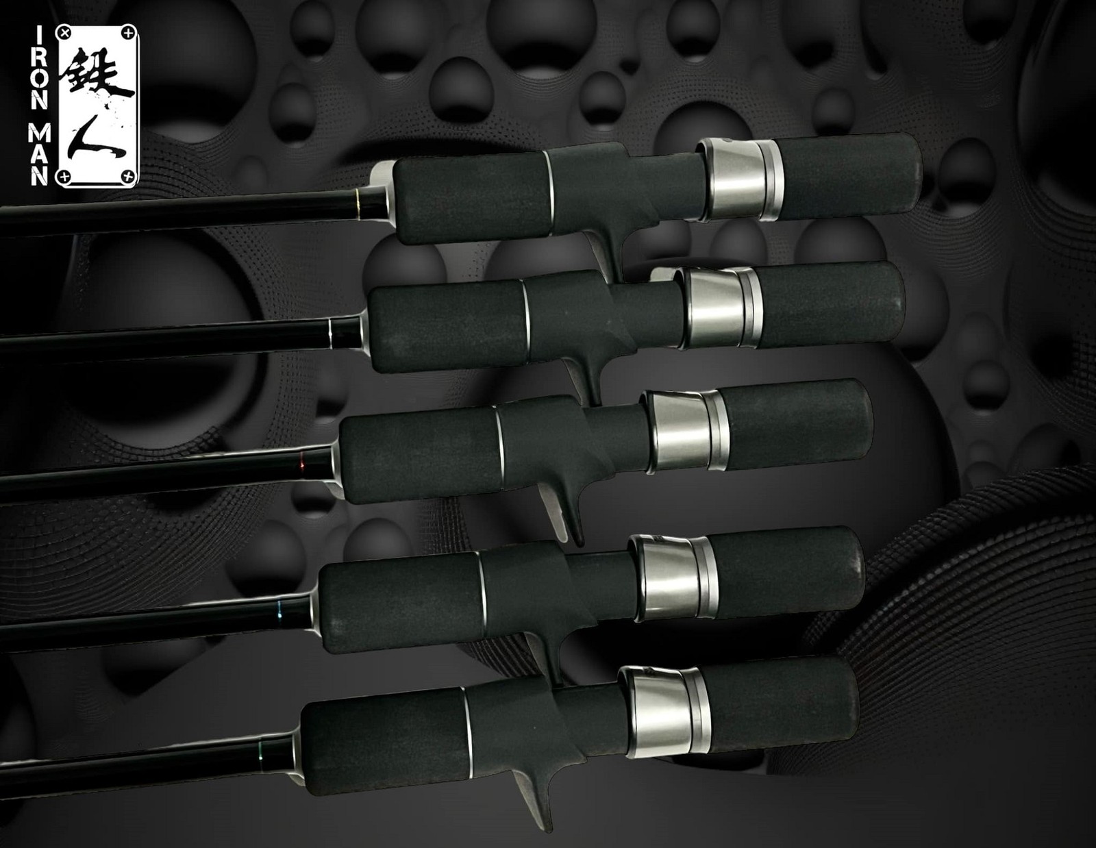 Iron Man Baitcast Rod Titanium Jigging TN603B-4 Piece Travel Rod (2045)