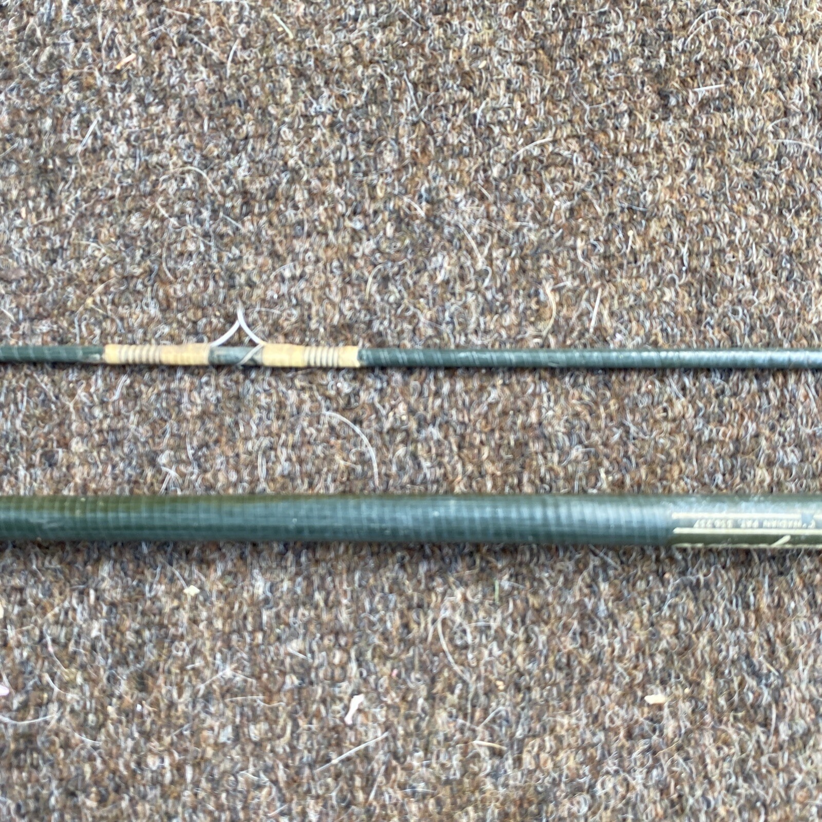 Shakespeare Wonderod Fiber 7 6″ 2-Piece Fly Rod Green Fishing Trout No Reel Bass