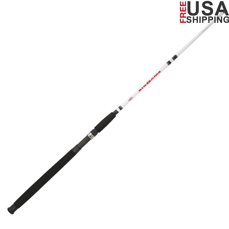 Big Game Casting Rod 7ft Medium Heavy 12-30LB Durable Fiberglass Fishing Rod New