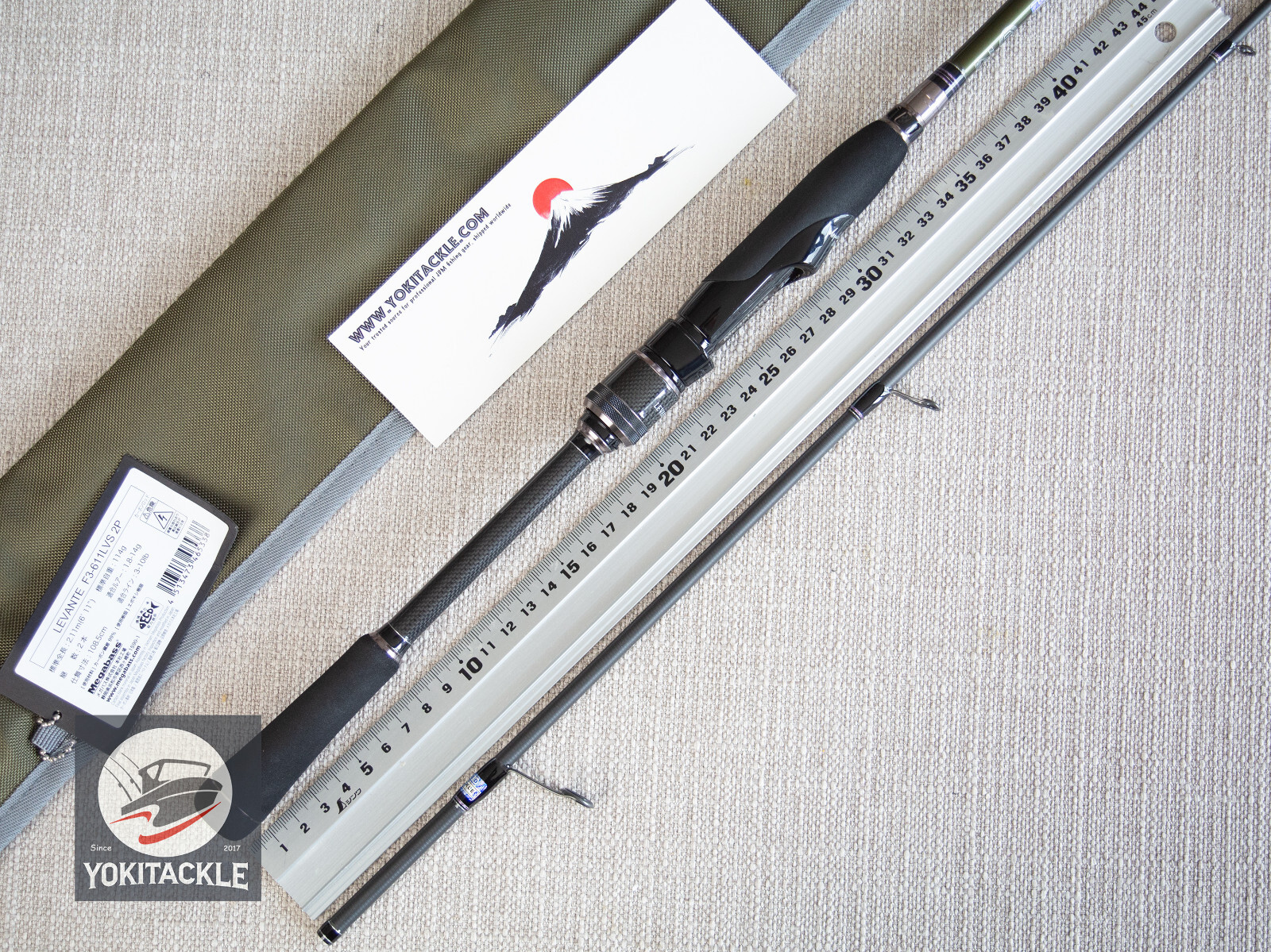 Megabass LEVANTE JP F3-611LVS 2P Spinning Rod Shipping from JAPAN