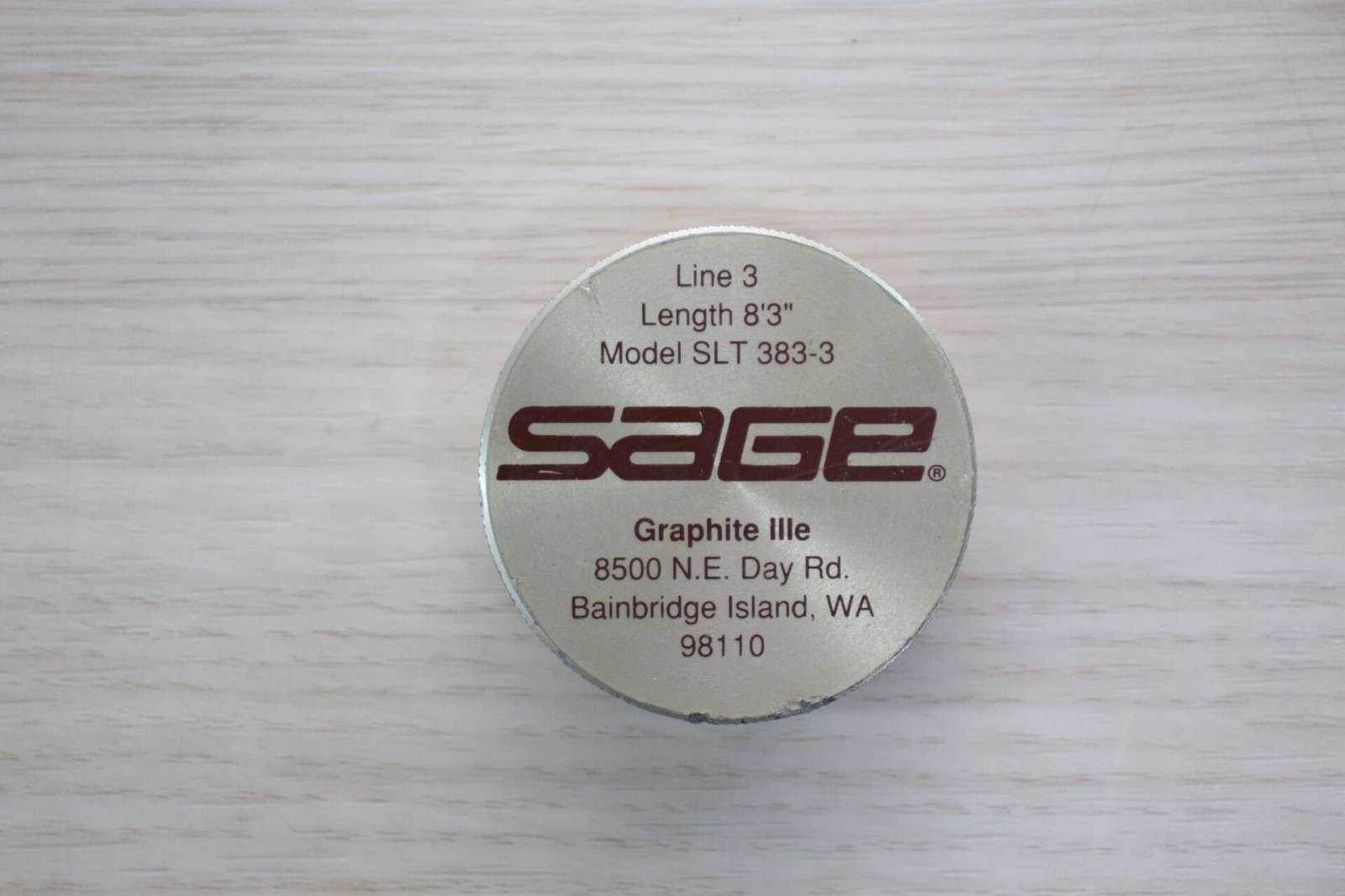 SAGE SLT 383-3 Fly Rod 8’3” #3 3pc Graphite IIIe Light Line w/ Tube Sock M90