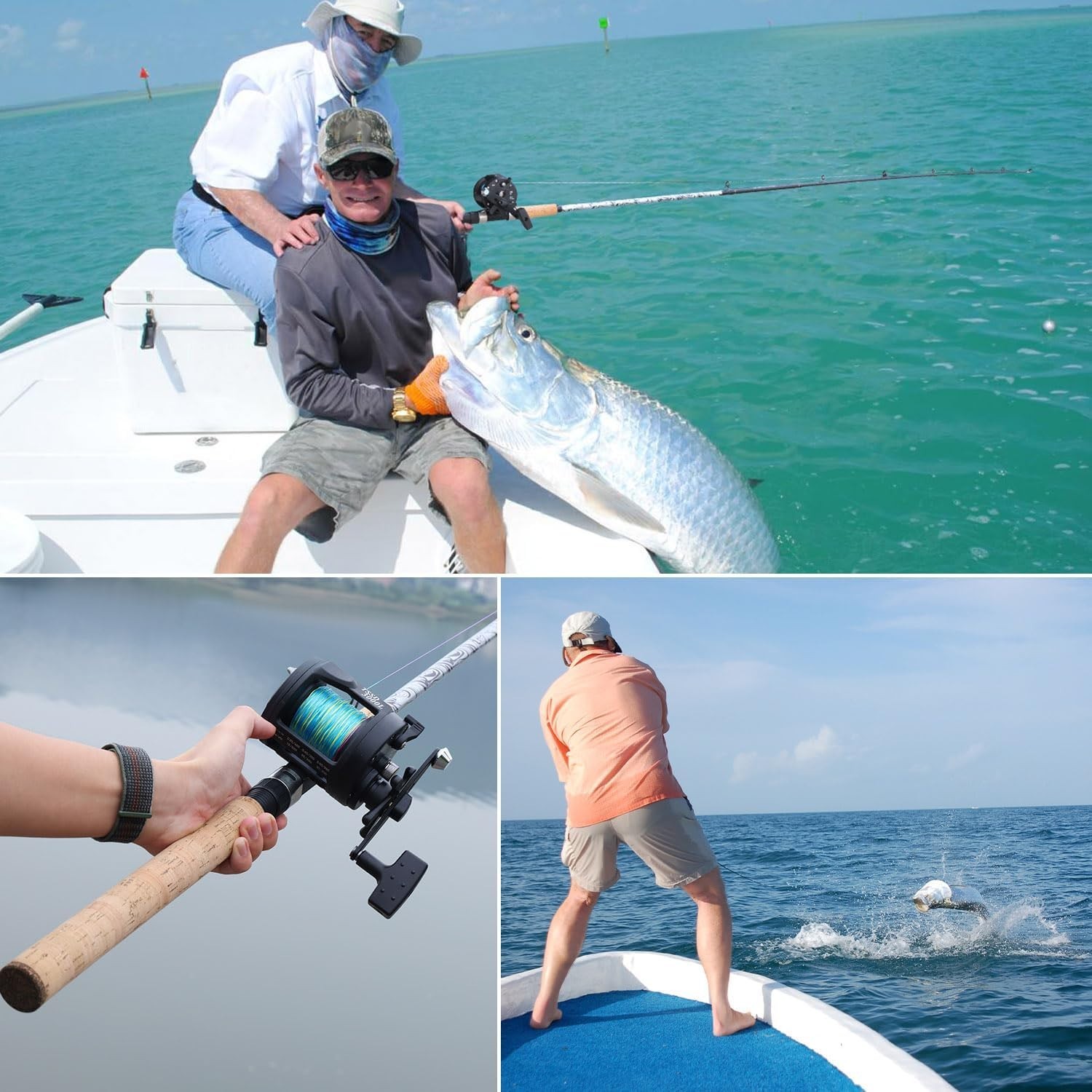 Spinning & Casting Rods, Strong Carbon&Glass Compo