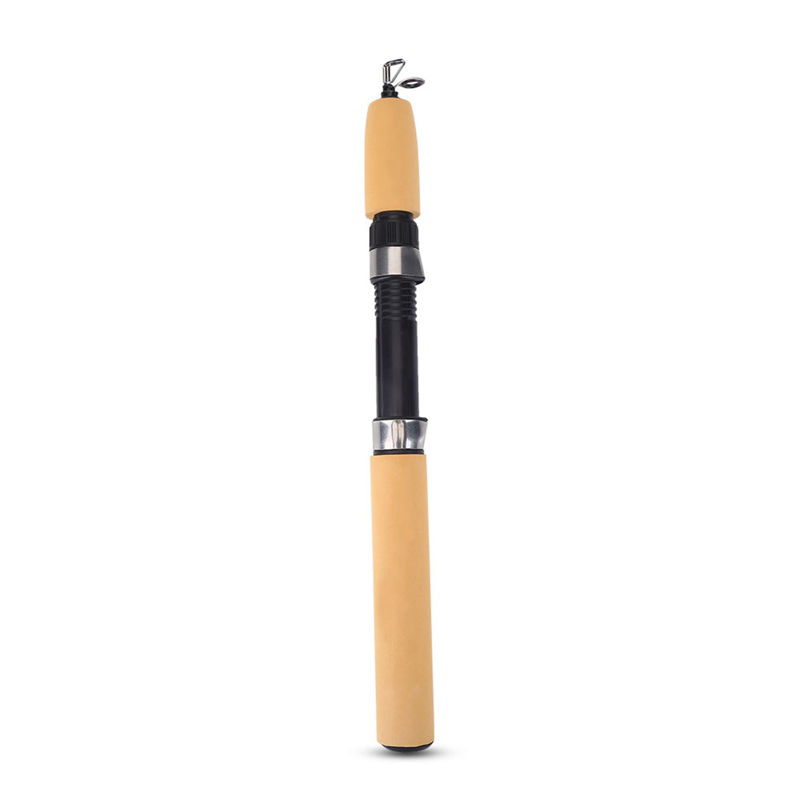 Ice Winter Fishing Rod Glass Fiber Retractable Mini Fishing Pole Tackle EZJQ