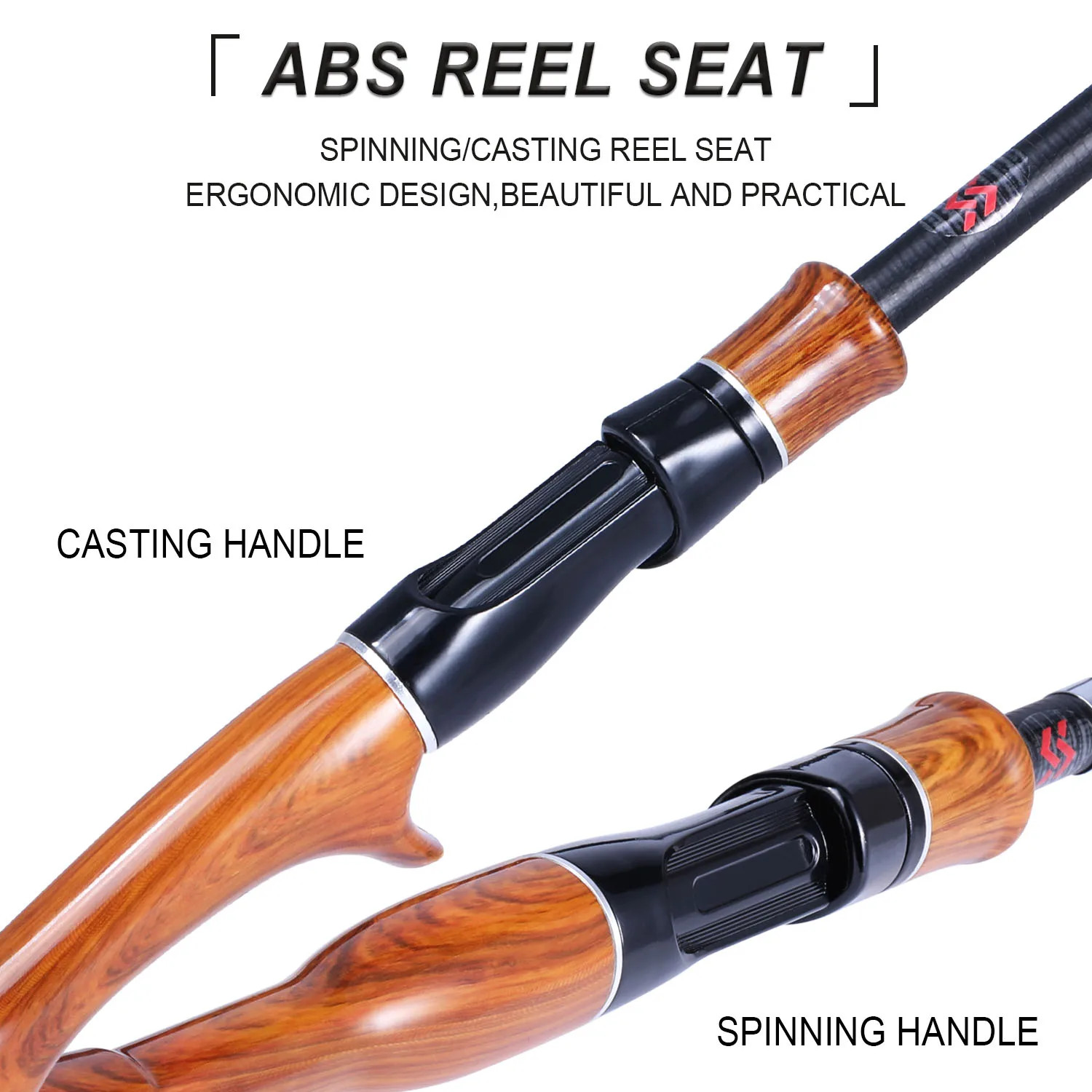 Sougayilang 1.6M Telescopic Fishing Rod Spinning Casting Lightweight Portable