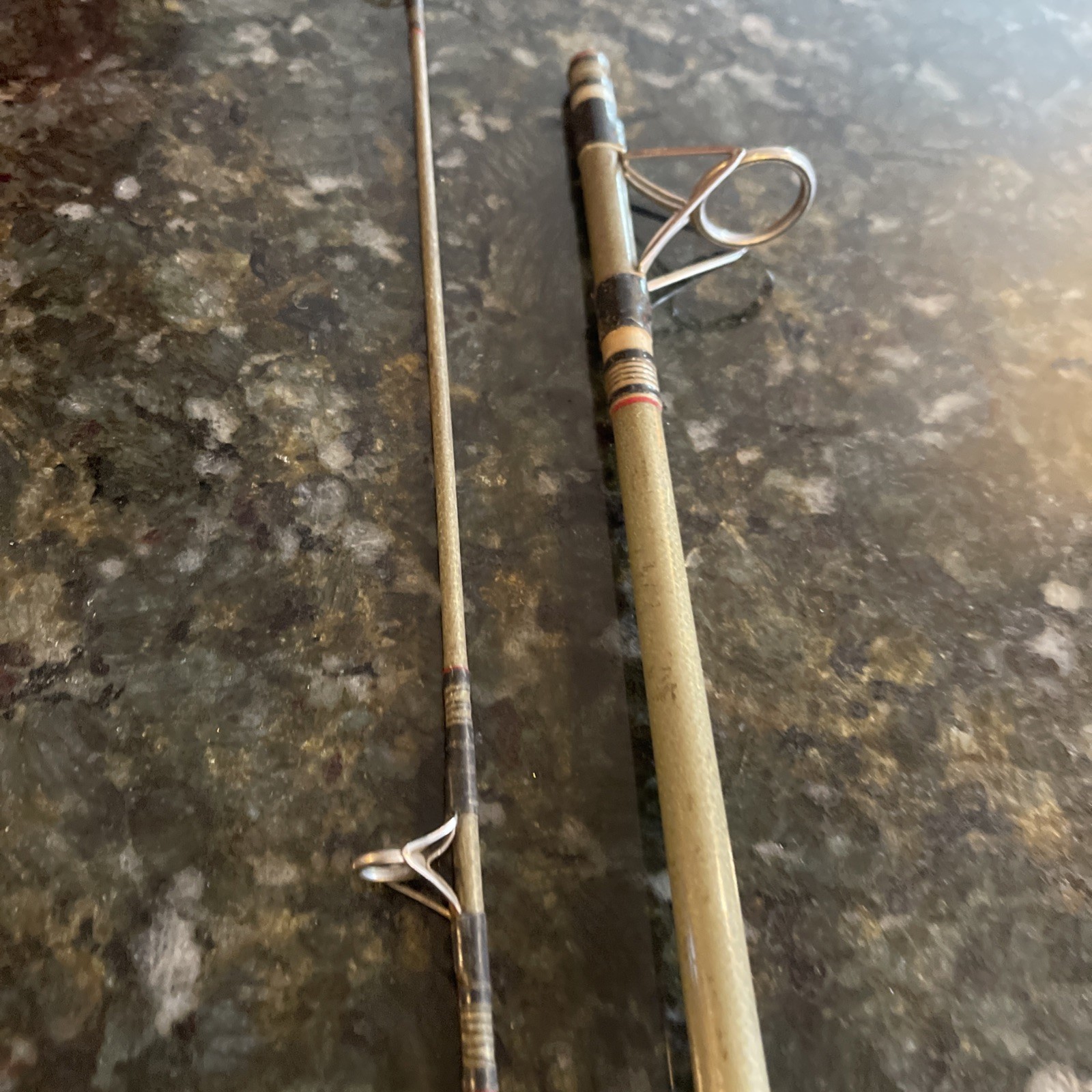Daiwa 6310 rod Spinning Rod Light Action Vtg 2 Pc Foam Handle