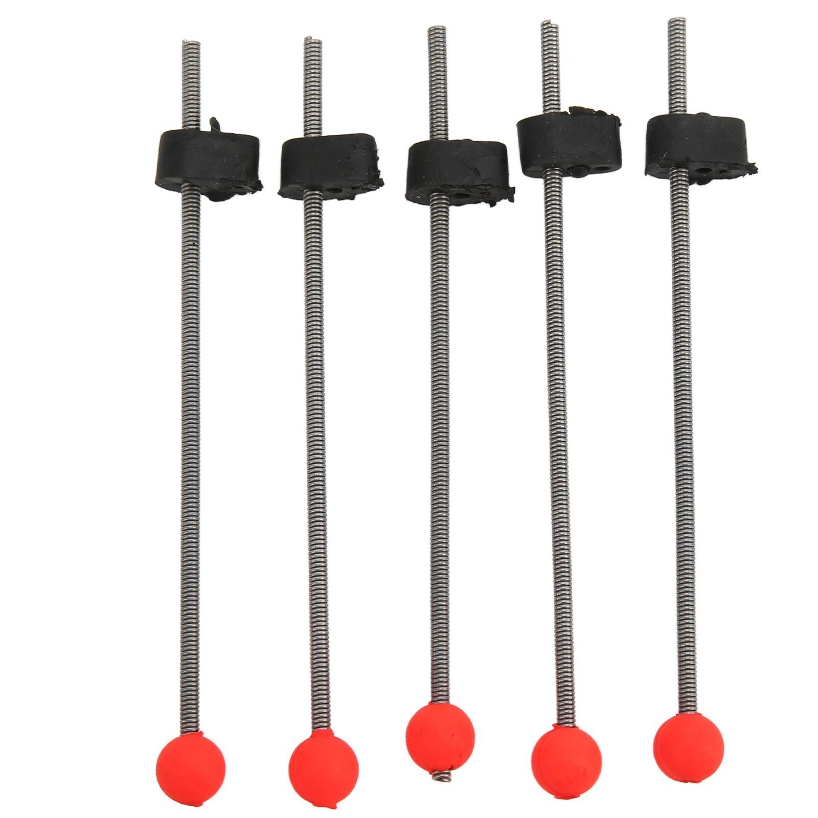 5pcs Ice Fishing Pole End Extension Section Rods Pole End Tip with Rod