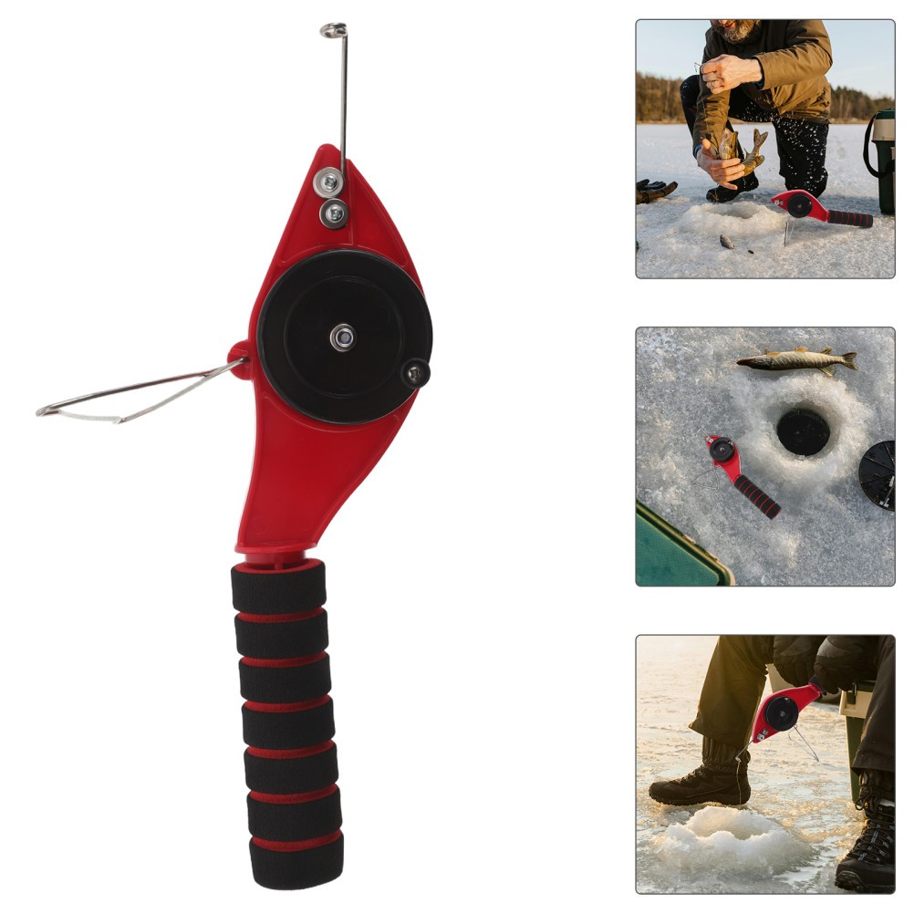 Mini Ice Fishing Rod Winter Angling Gear Portable Pole Casting Poles