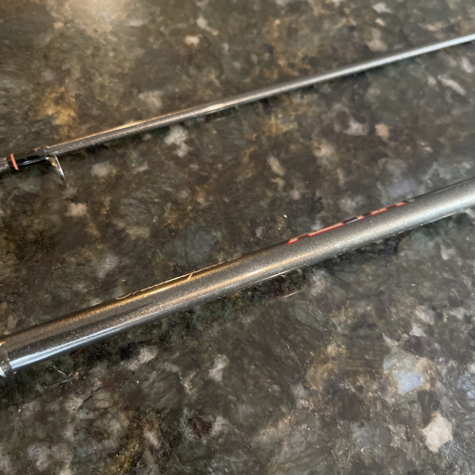 Shakespeare Alpha ALP 60 2M medium 6′ casting rod 6-12 Lb Line 2 Pc Rod
