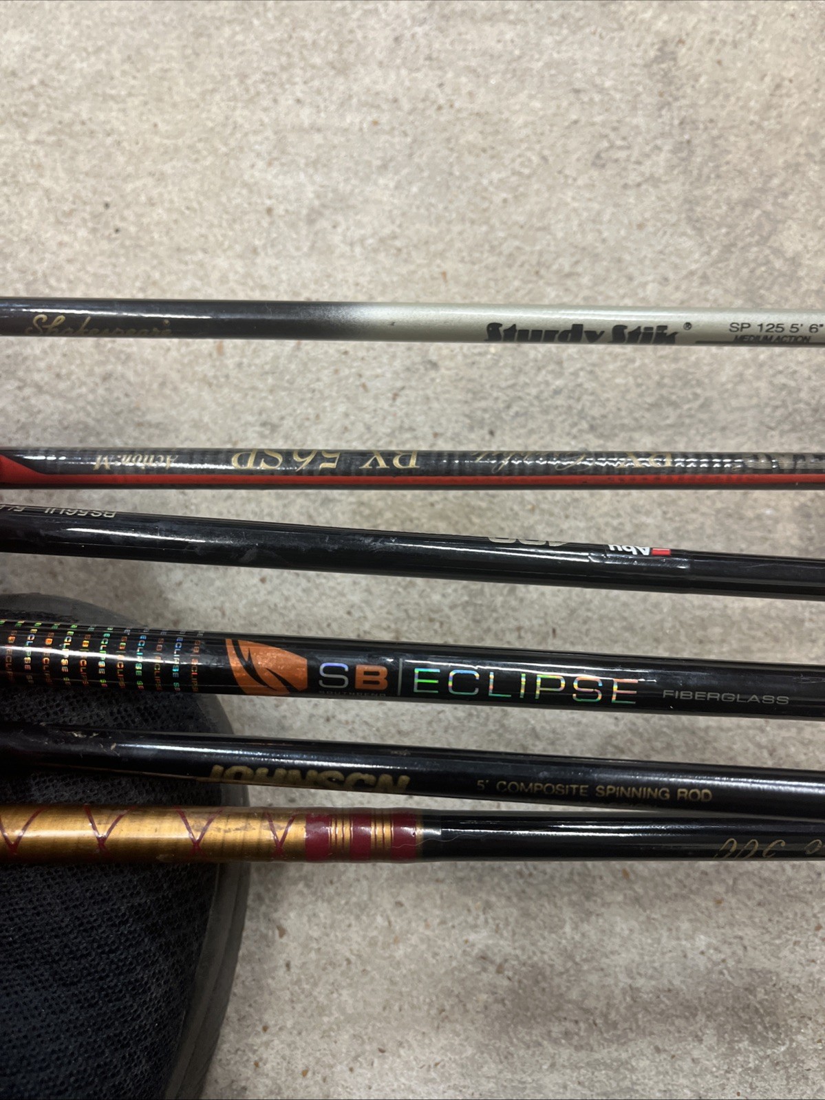 Lot Of 6 Spinner Rods