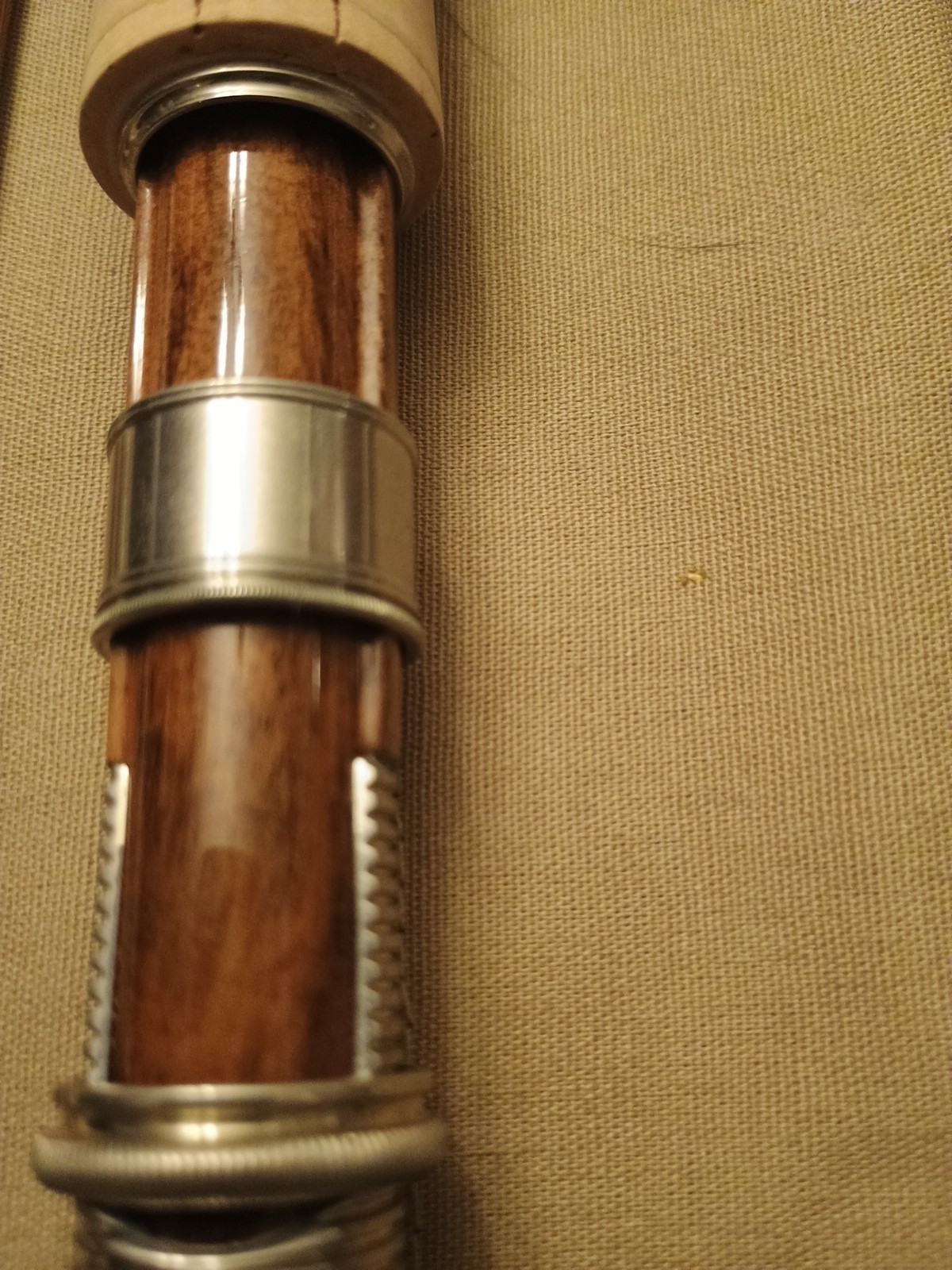 VINTAGE THOMAS & THOMAS BEAVERKILL BAMBOO FLY ROD 8’0” #5 SERIAL #5184 2/2