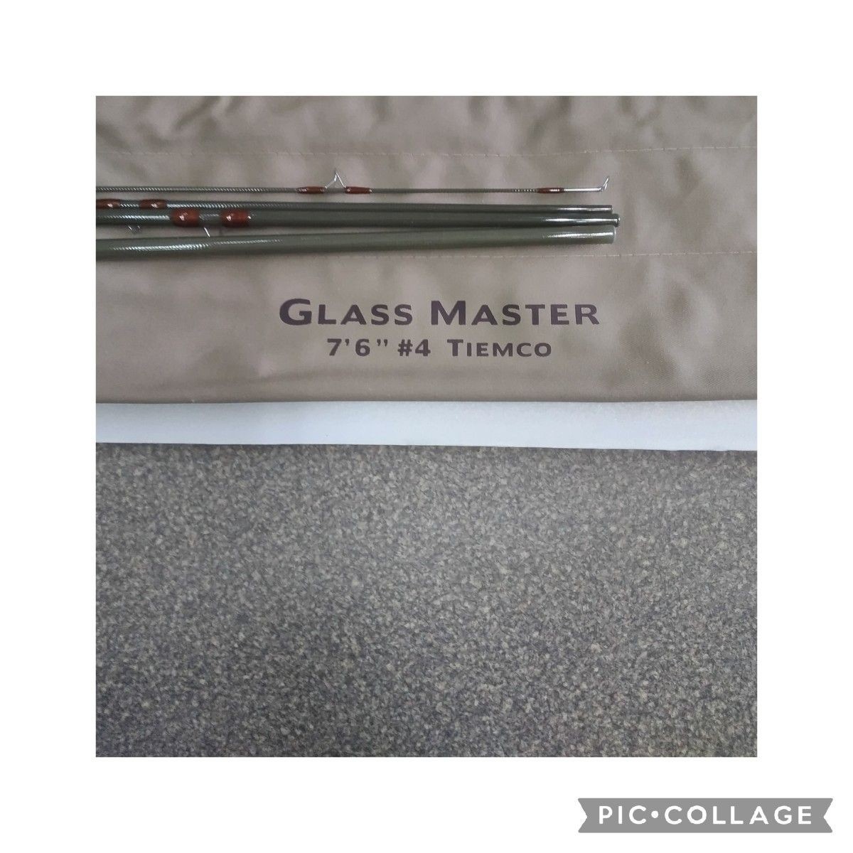 Tiemco Glass Master GM764-4 7ft 6in 4 4p Fly Fishing Rod with Warranty Card New