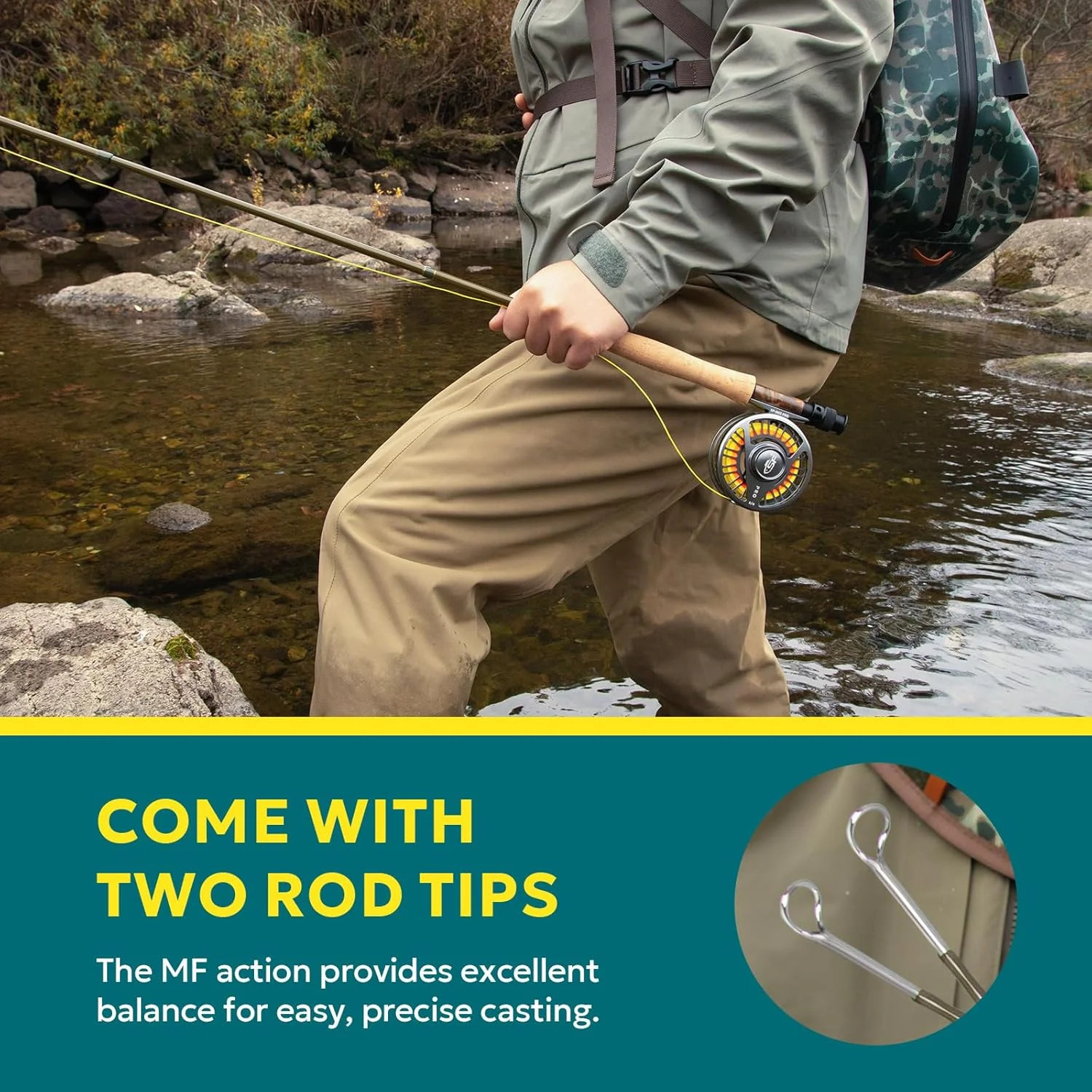 SF SF-005MP Fly Fishing Rod Advance Multi-Purpose Freshwater Fly Rod IM8 Carbon