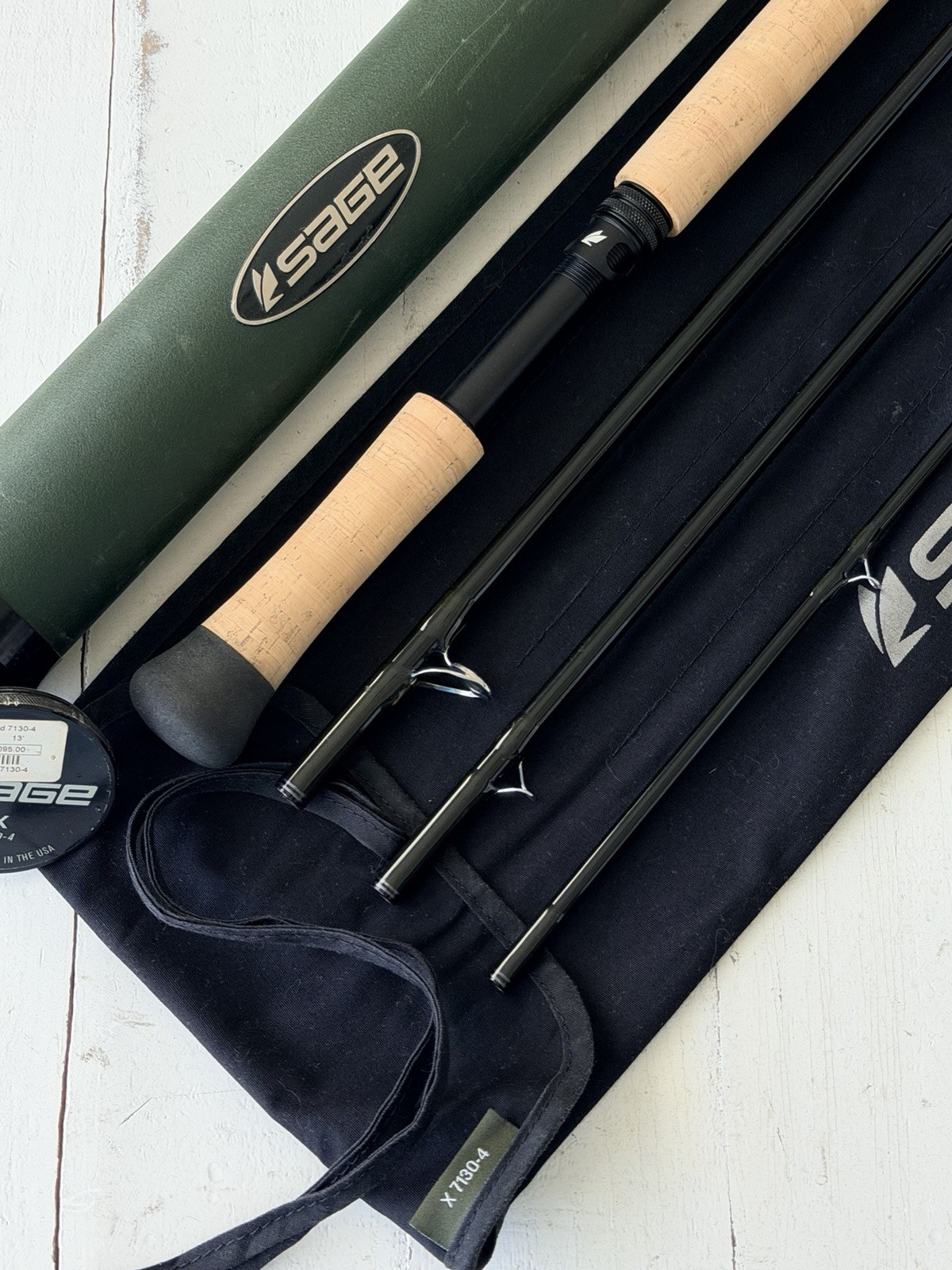 **BEAUTIFUL** 🔥 SAGE X 7wt. 13’ft~4pc Switch/Spey Flyrod🔥~LEGENDARY~🔥