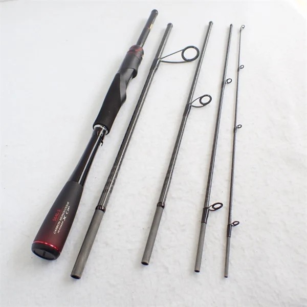 Shimano 21 Zodias Pack Rod S64L-5 6’4″ Light 5-Piece Spinning Travel Fishing Rod