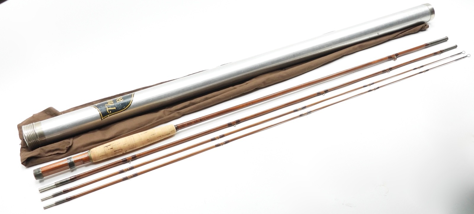 F.E. Thomas “Special” Bamboo Fly Fishing Rod. 8 1/2’. 3/2. W/ Tube & Sock.