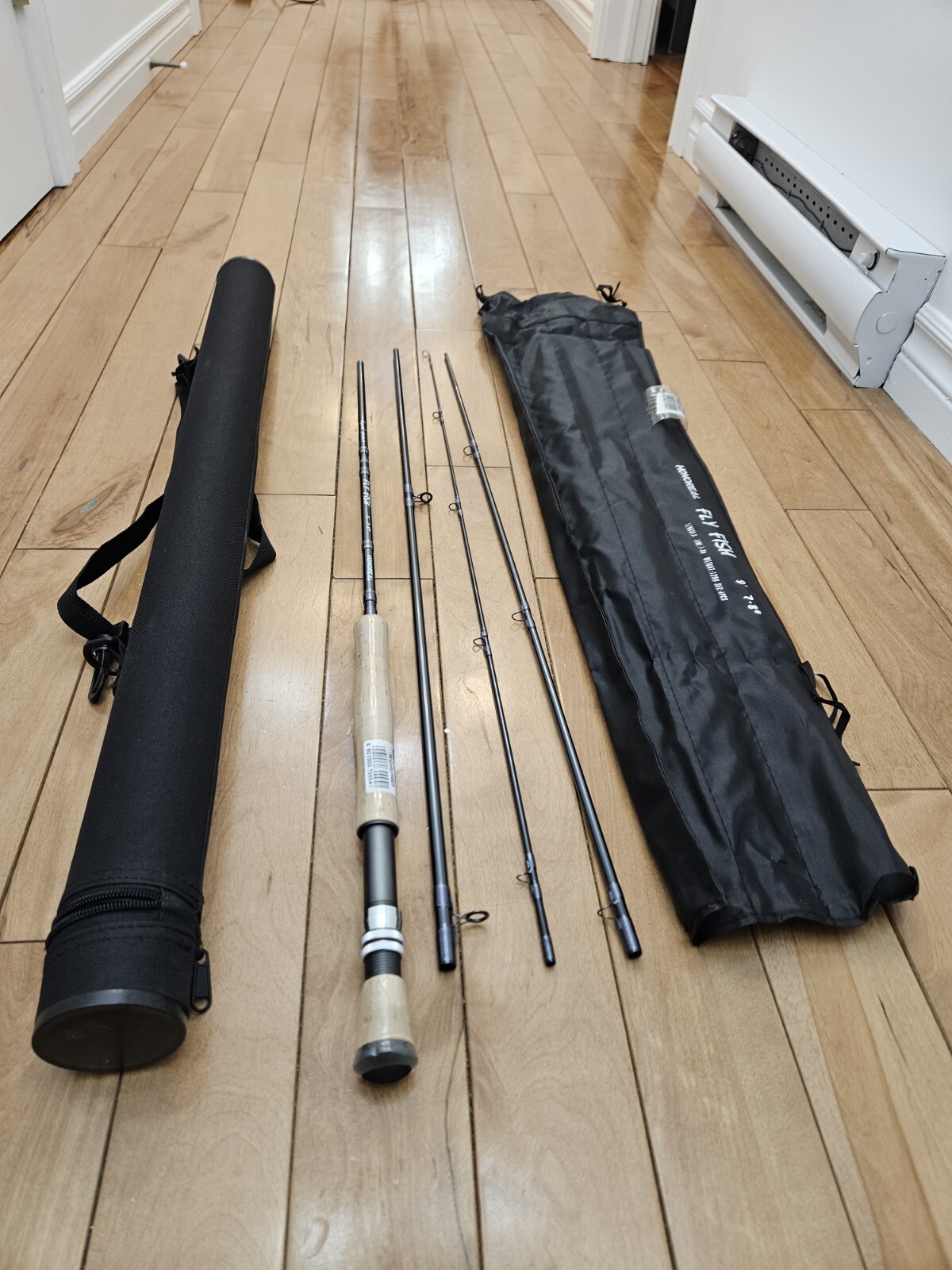Honoreal Fly Rod 9ft 7/8wt With Carry Tube 4 Piece Fly Rod