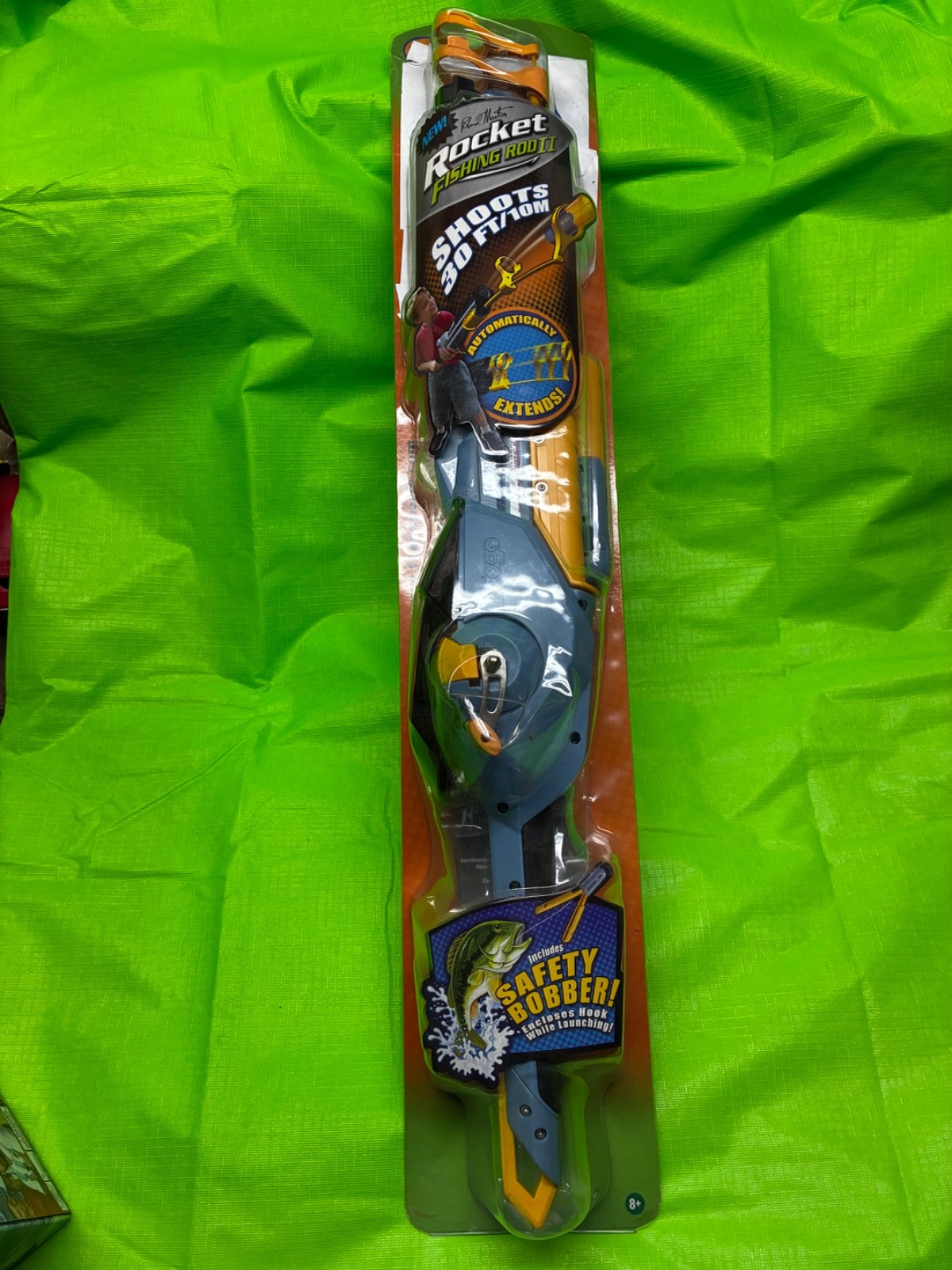 Roland Martin Rocket Fishing Rod II: Shoots 30 Ft: Never opened, new in Box