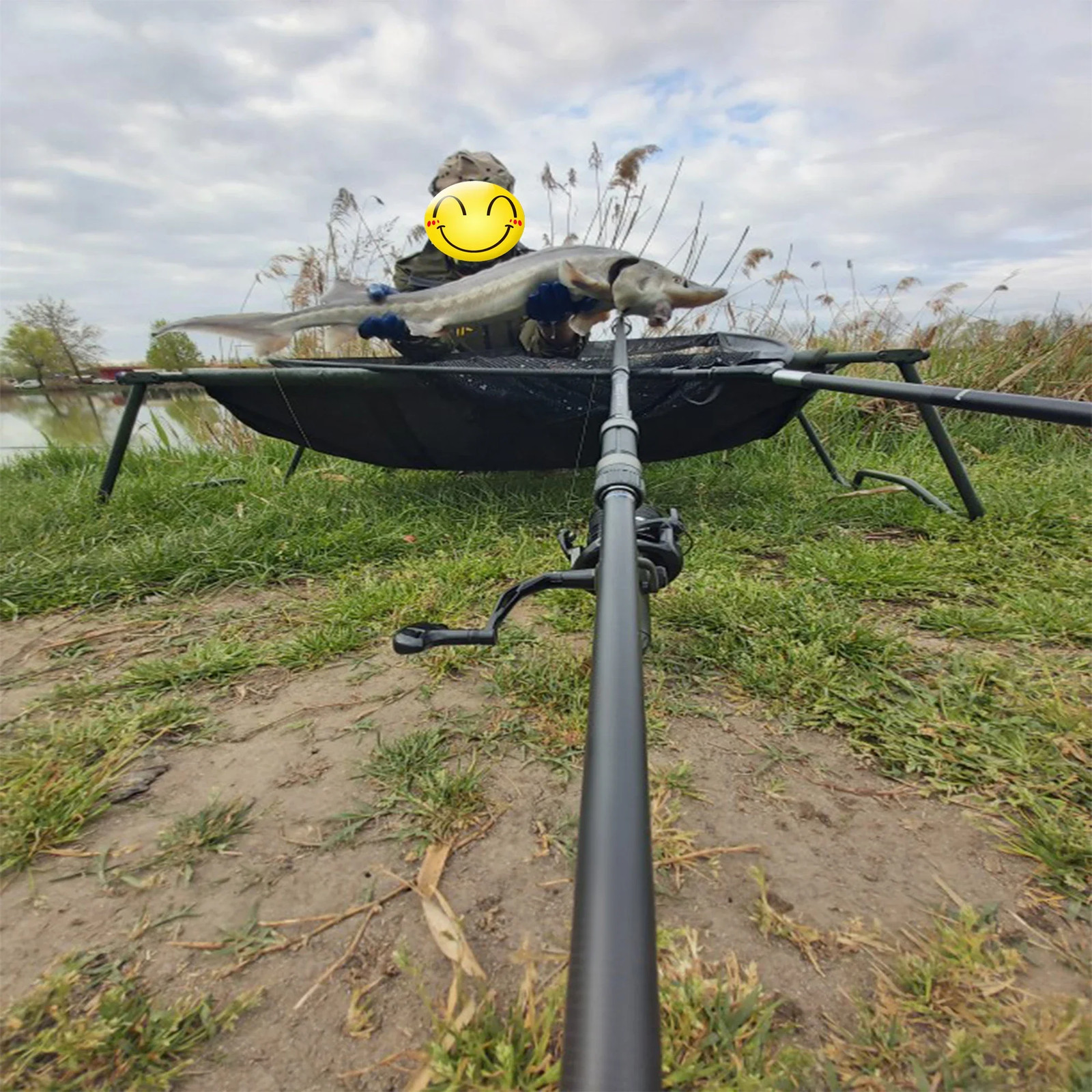 Carp Fishing Rod 3.9/4.2M Carbon Fibre Spinning Rod Travel Surfcasting Spinning