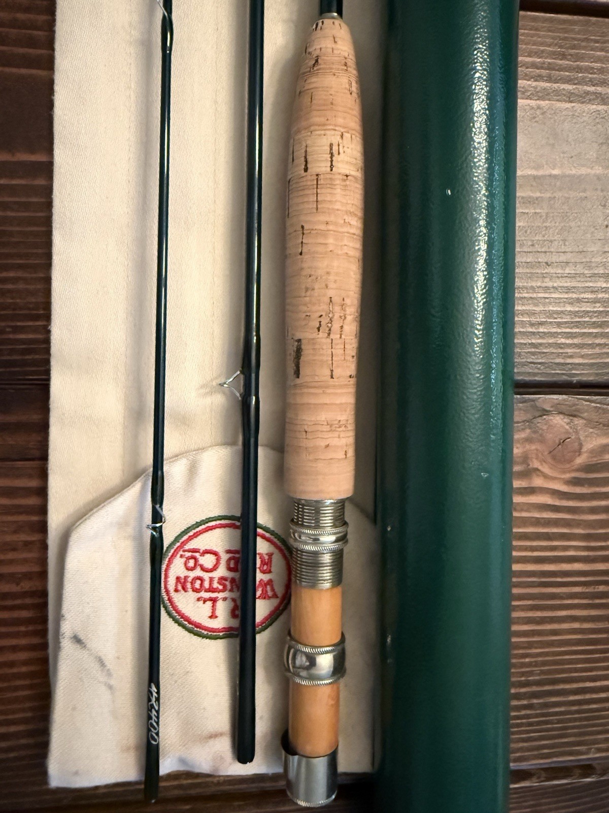 RL Winston im6 7’6″ 4 weight 3 piece fly fishing rod Serial # 42400