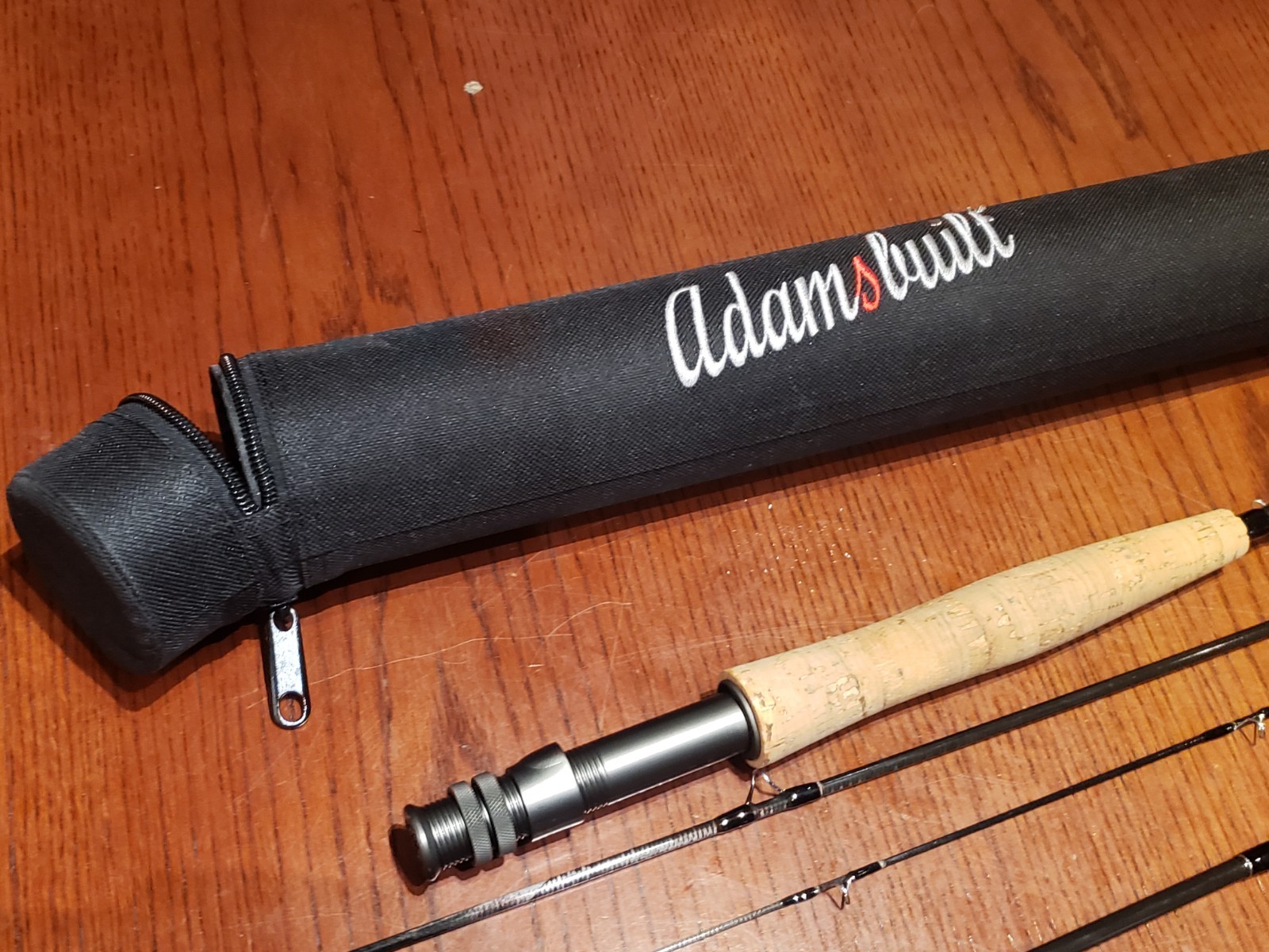 Adamsbuilt Fly Fish 4 Pc Carbon Fiber Rod WAH-905 Learn to Fish 9FT 5WT w/ Case