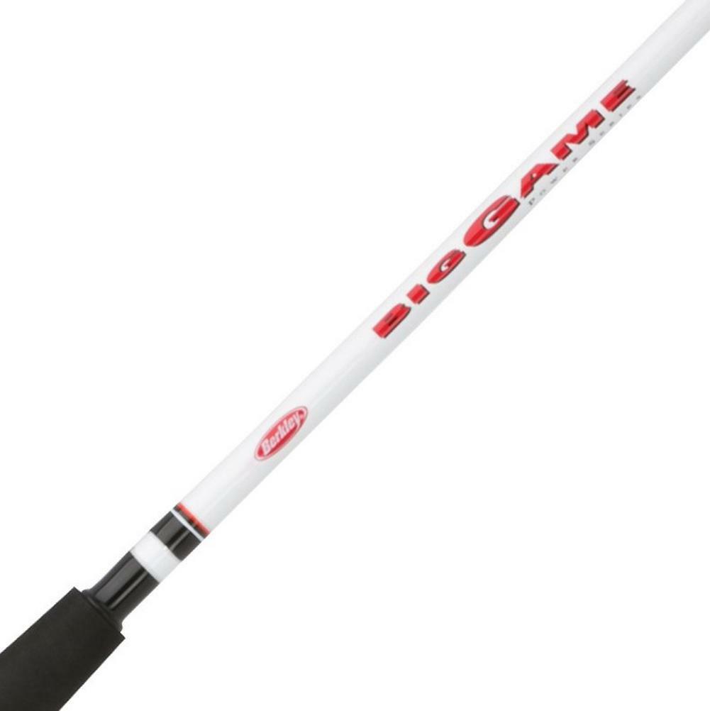 Berkley Big Game Spinning Fishing Rod 8′ Medium Heavy Fiberglass~2 piece