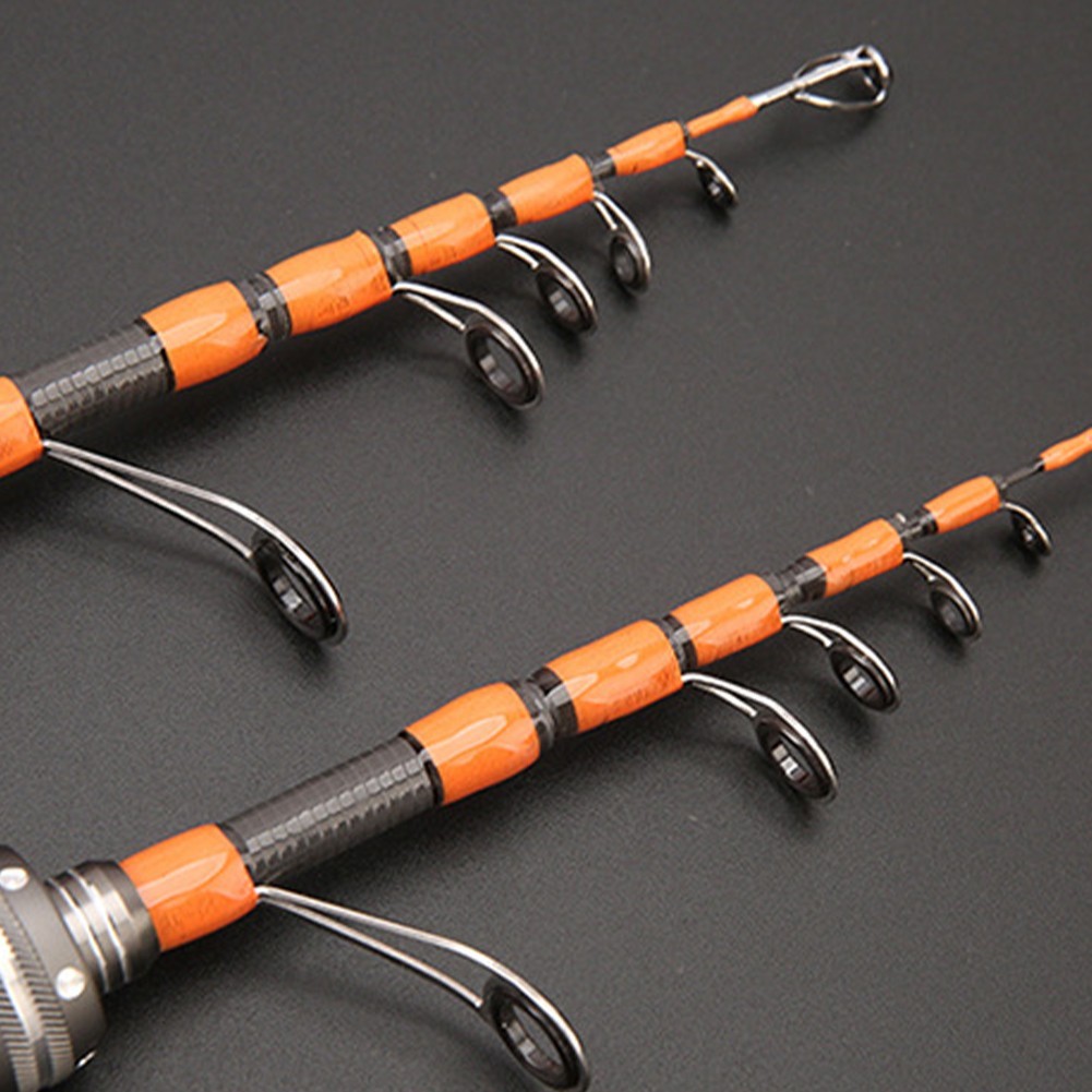 Compact Design 1 5m Telescopic Fishing Rod with Strong Carbon Construction