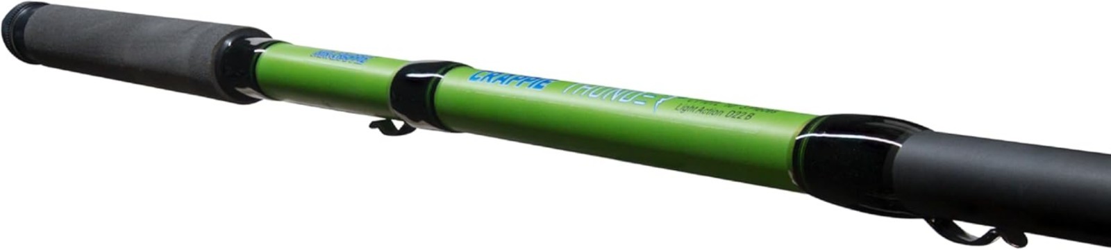 Crappie Thunder Telescopic Fishing Rod, Light Power, Fast Action, Fiberglass…