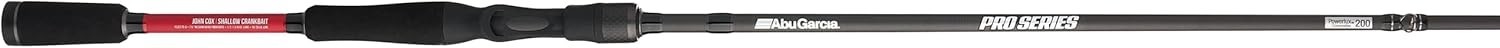 Abu Garcia John Cox Crankbait Rod 7’6″ Medium-Heavy Fast Casting Rod PSJCC76-6