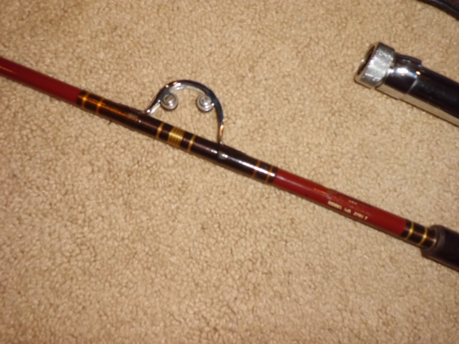 Vintage CARCIA Custom No. 2791 T Conventional 6’4″ Rod made in USA- 20lb Class