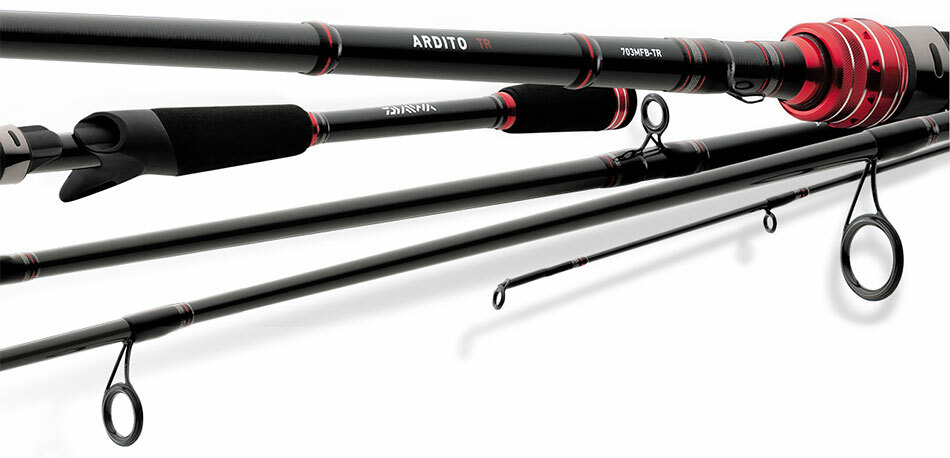Daiwa Ardito 3 Piece Travel Rod & Case Spinning or Casting – Choose Model