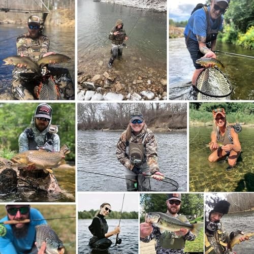 Aventik TroutFly Fly Fishing Rod with Extra Tip,8’6″/9’/9’6″/10′, LW4-9,4-Pie…