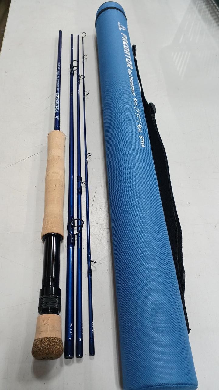 Maxcatch Predator Bass Tournament Fly Rod 7’11” #8 4-Piece Lightweight