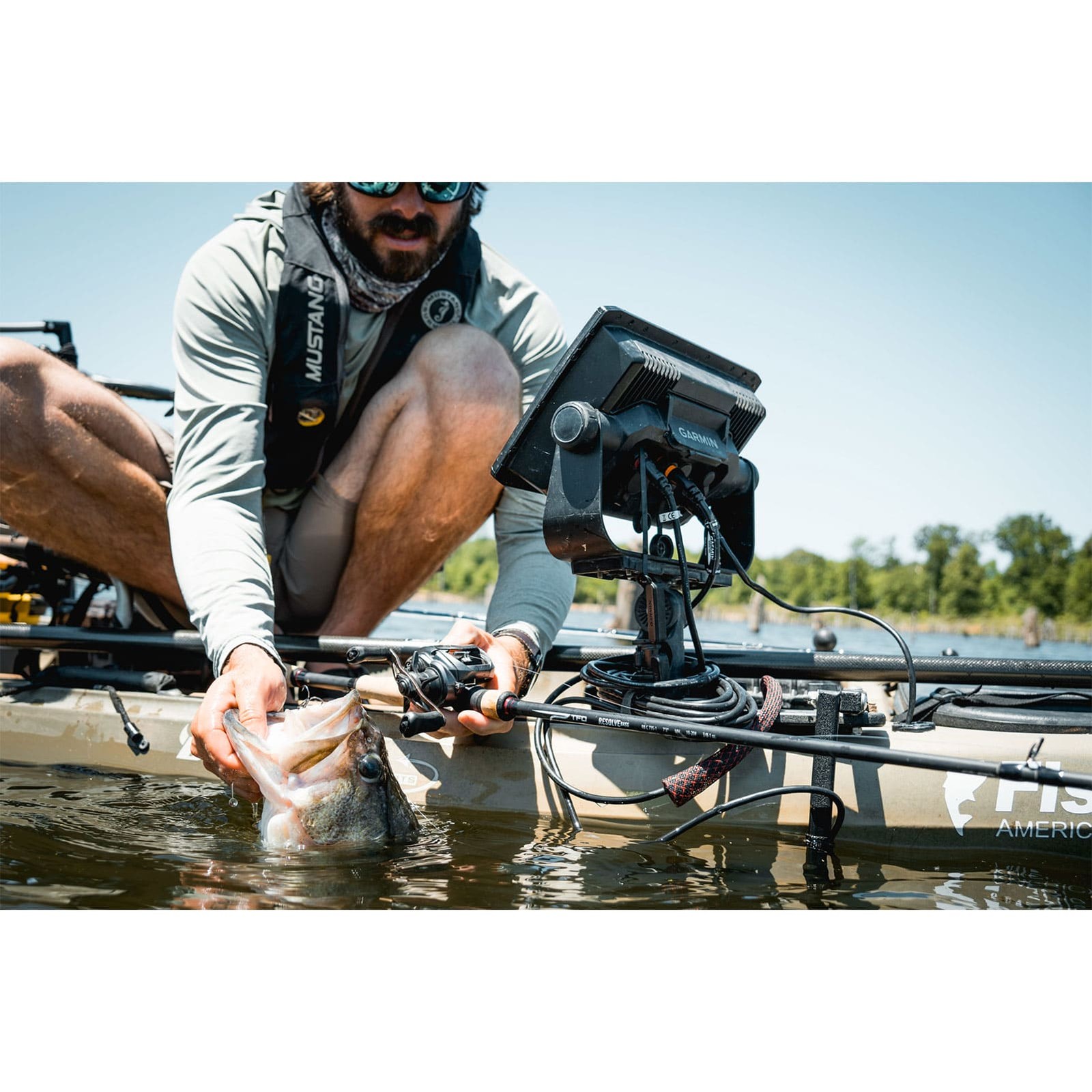 TFO Resolve Bass 7ft6in H 1-Piece Casting Rod (RB-C-766-1)