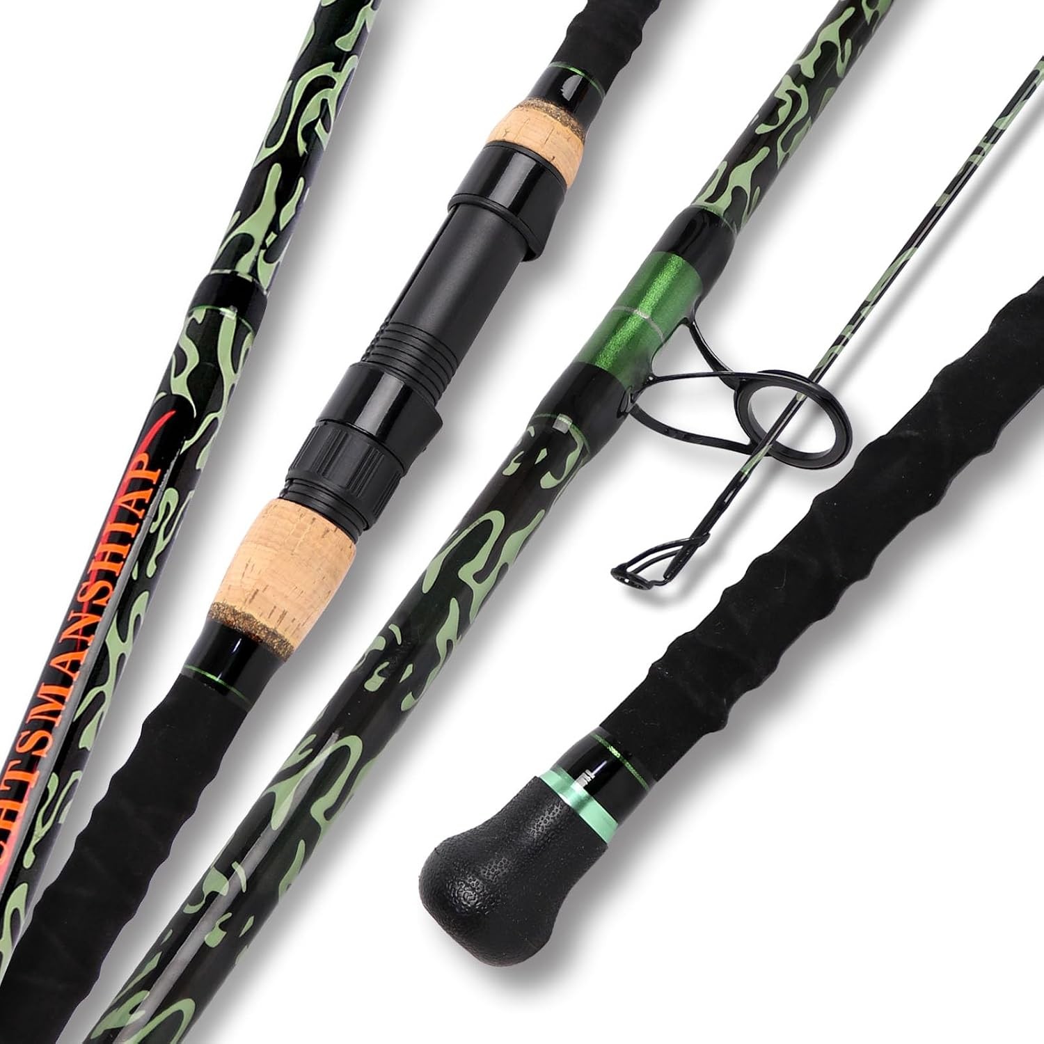Surf Fishing Rod Carbon Fiber Spinning Beach Surf Rod 2Piece/3Piece/4Piece US