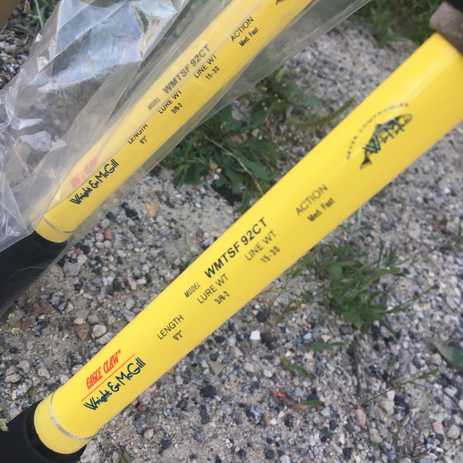 (2 NEW) 9’2″ Flipping Rods by Skeet Reese TOURNAMENT Fishing Casting Rods
