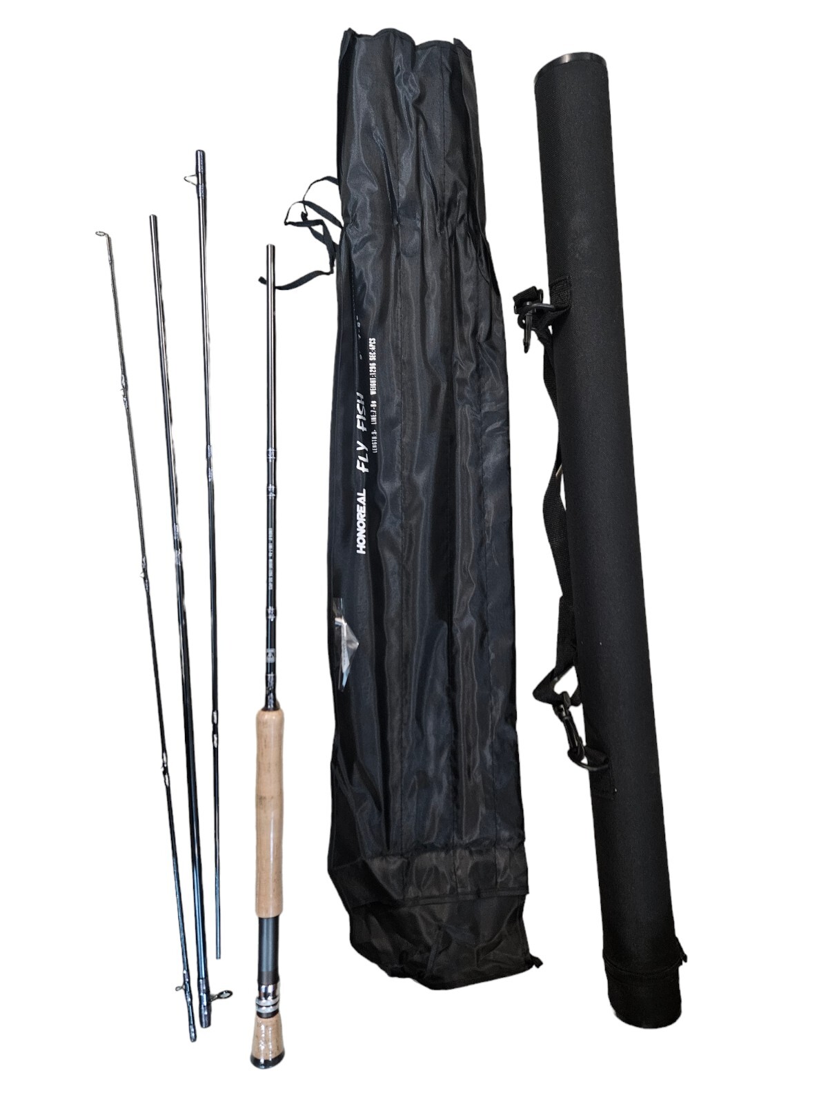 Honoreal Fly Rod 9ft 7/8wt With Carry Tube 4 Piece Fly Rod