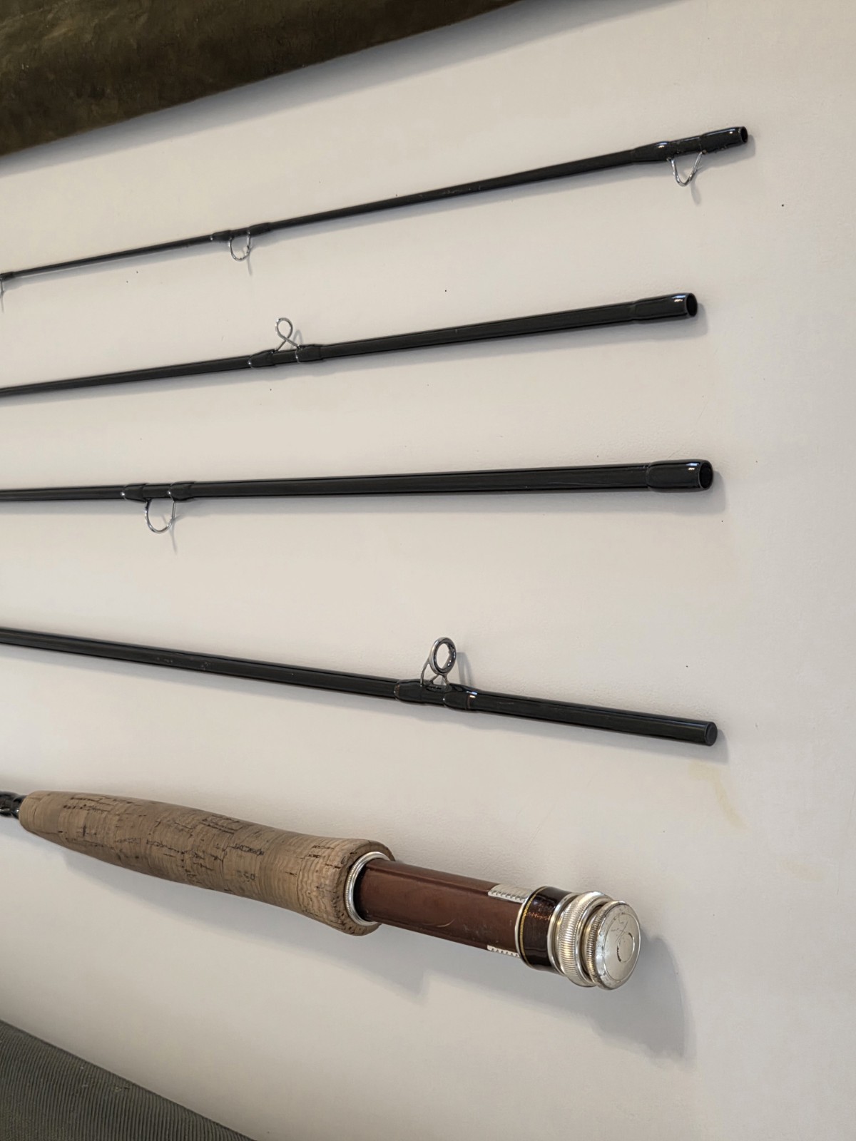 White River CV2 V8655 Fly Rod 8’6″ 5WT 5PC w/ CV2 Reel Tube Sock