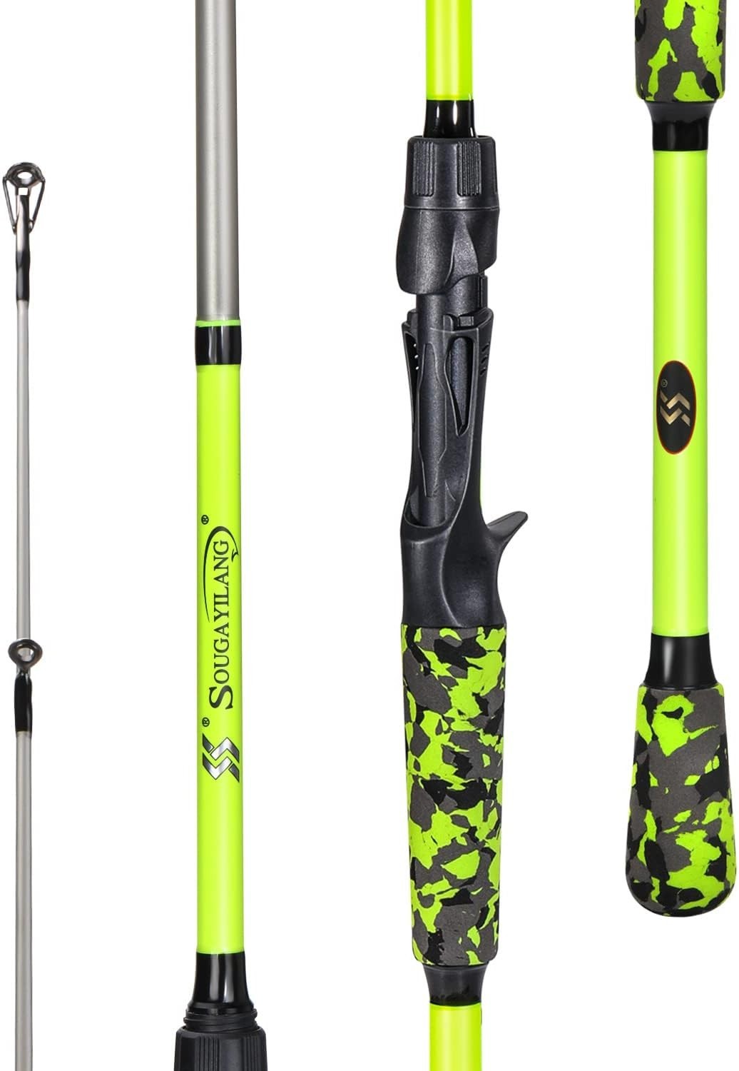 IM7 Graphite Fishing Rod – 2-Piece Casting & Spinning Medium/Medium Heavy Power