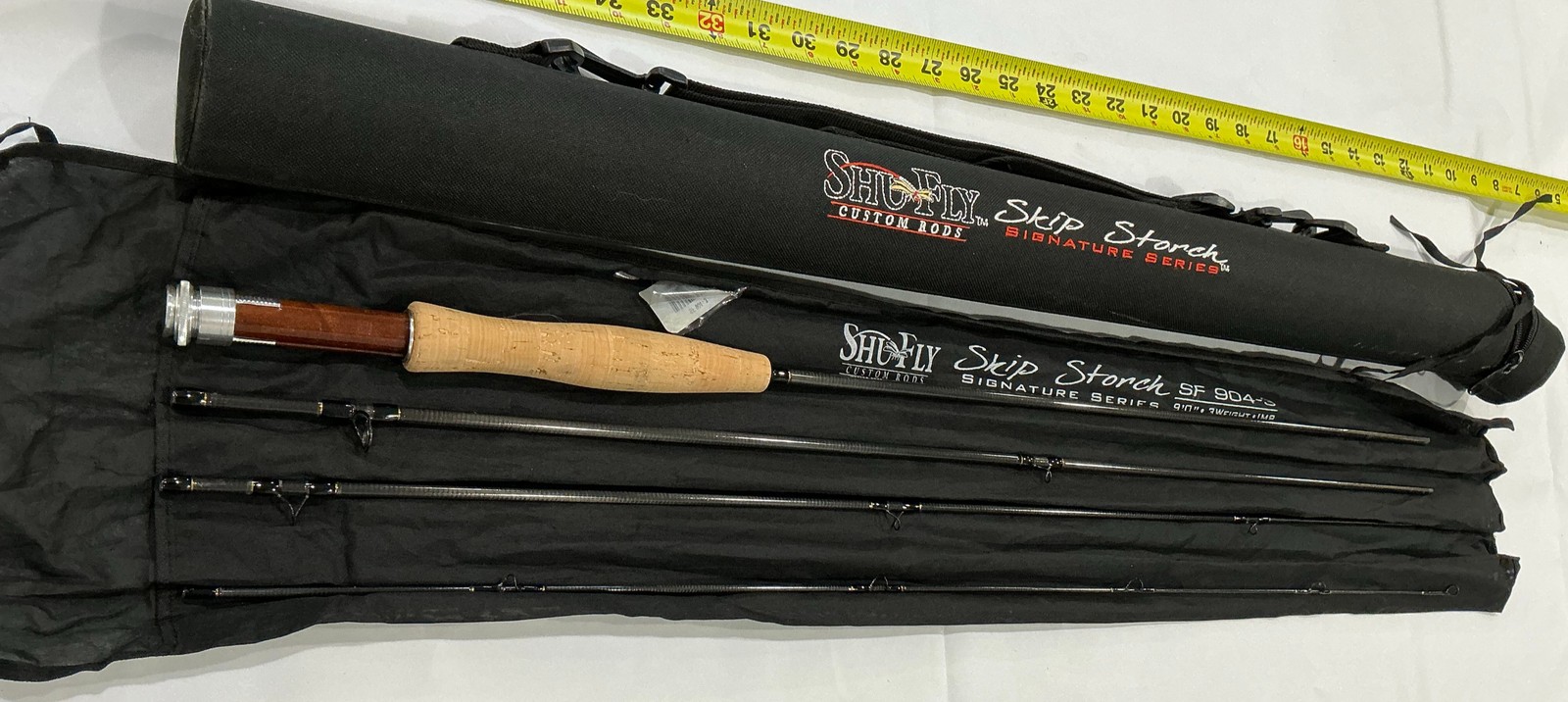 Custom Shu Fly Rod Graphite IM6 904/3 3 weight BEAUTIFUL