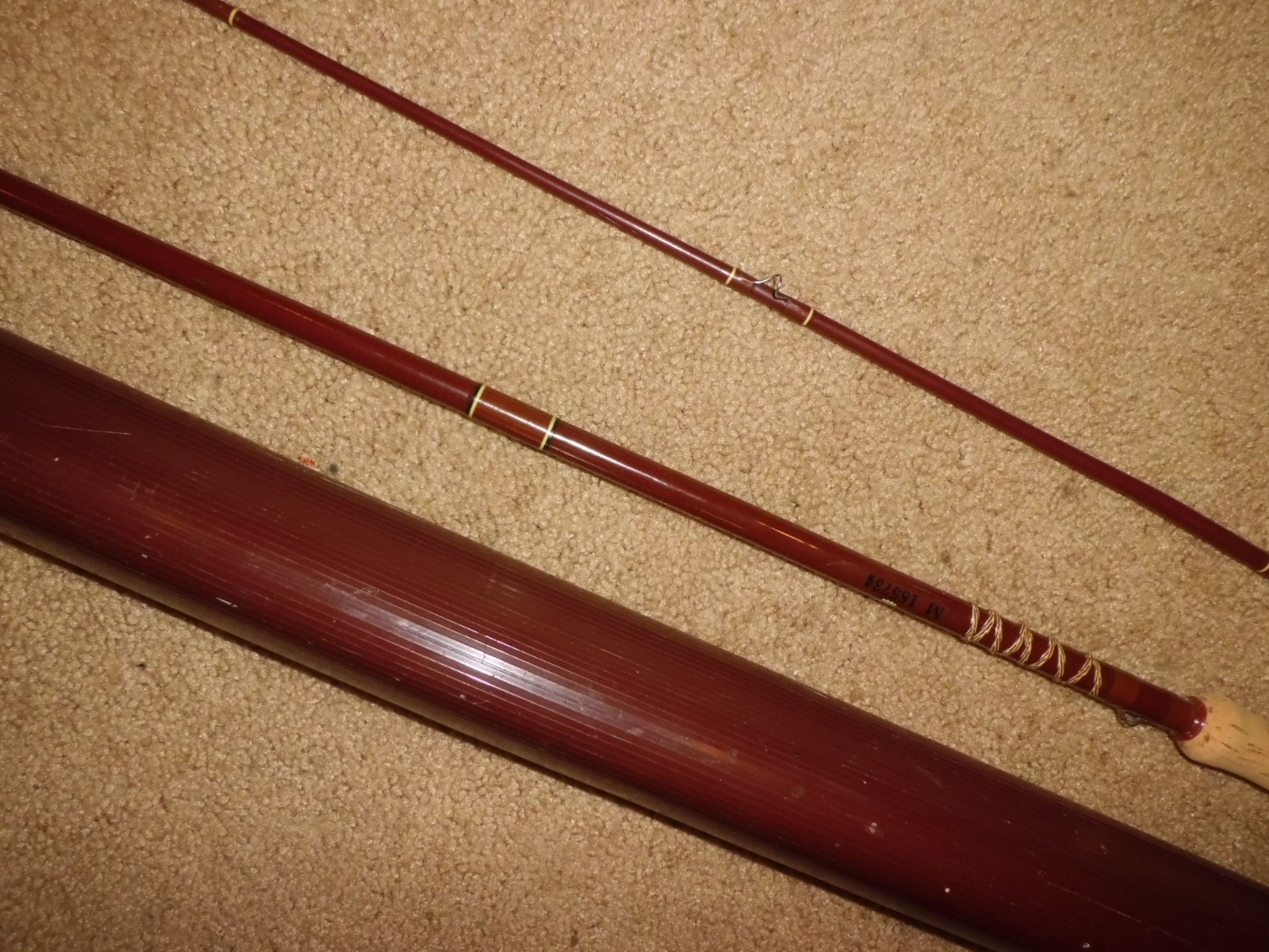 Vintage FENWICK Feralite FF857 Fly 8′ 6″ Rod made in USA- 7 wt #M185734