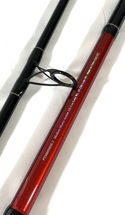 Power PLUS Trophy PT9080MHS-2 Two Section 10-25Lb med Heavy Action Fishing Rod