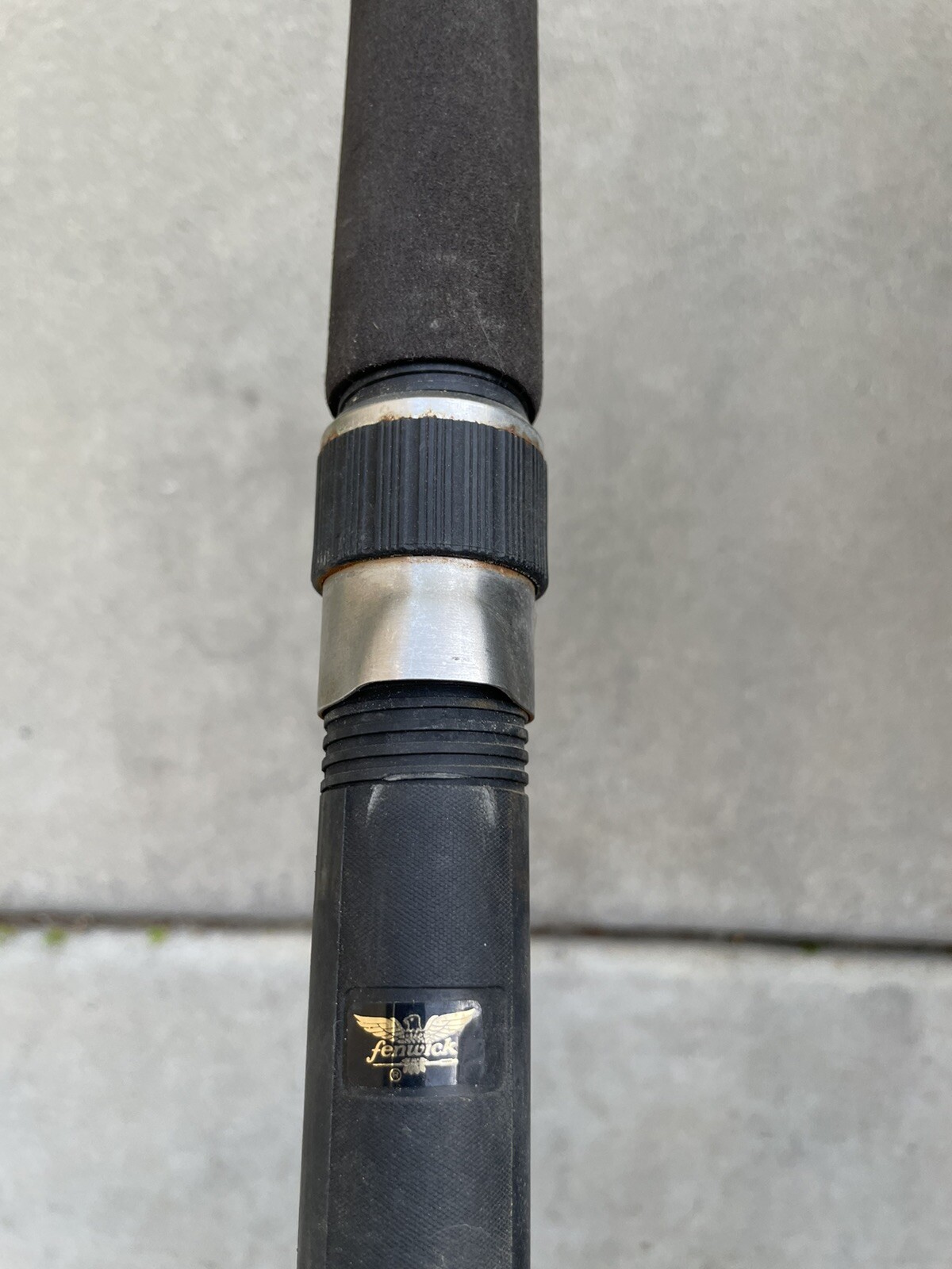 Vtg Fenwick ST 785 6 1/2’ Pacificstik Fenglass 30-80Lb Fishing Rod 7 Guides