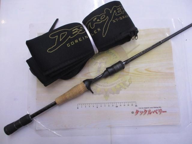 Megabass Destroyer F3-69X7X7 Stealth Reel Seat Bass Rod Used
