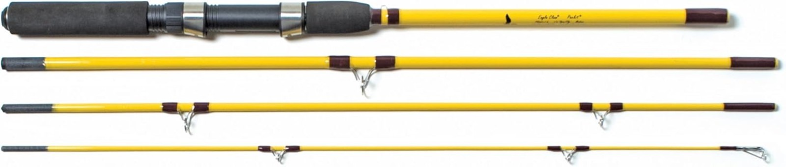 Pack-It Spin-Fly Rod 4Pc 7’6, Glass, Model:PK601-7’6