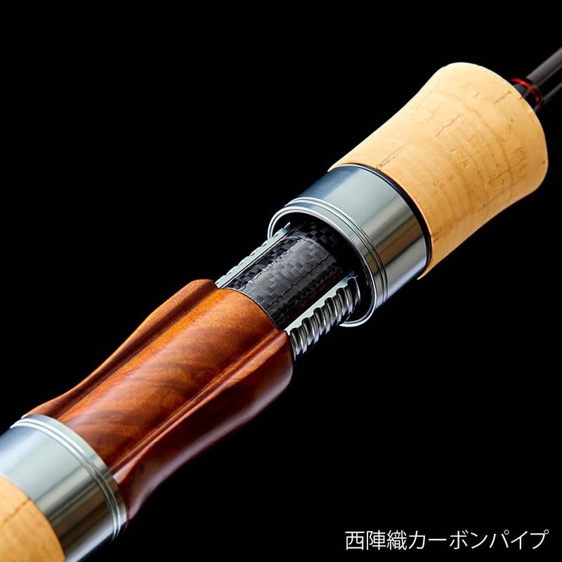 Tenryu 23 Rayz Alter RZA622S-ULS 2pcs Spinning Rod 6.2ft Dark Red Carbon Fiber