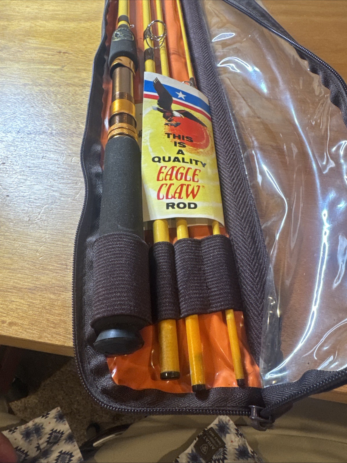 EAGLE CLAW Pack It Rod Spin /Fly 7’6″ 4Pc Medium #PK601-76 Great Condition. NEW