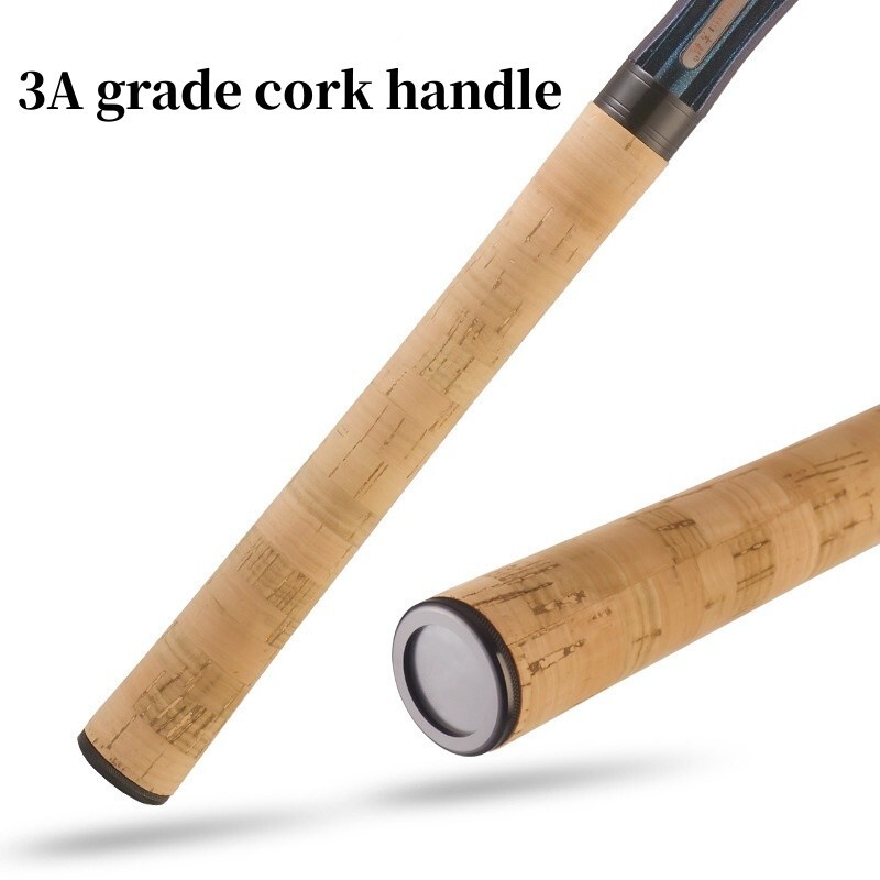 6.2FT Fishing Rods Spinning Casting Rod Carbon Fiber Rod Bass 2 Sections Fast