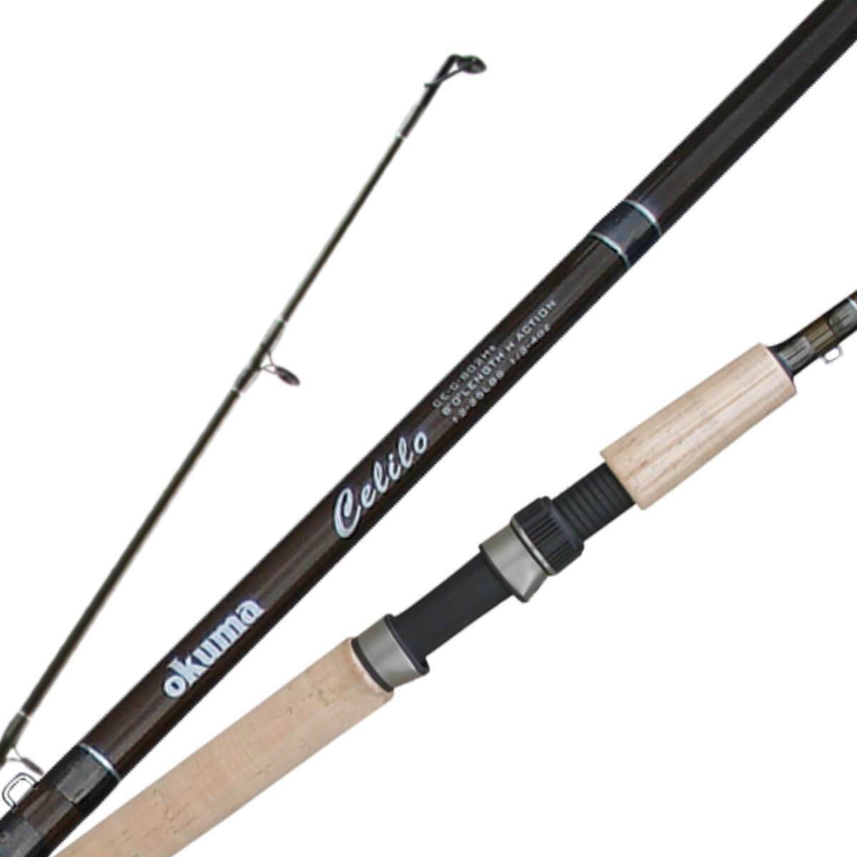Okuma Celilo Graphite Spinning Rod 9′ 6″ 2 Pc Light CE-S-962La